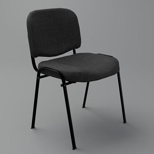 Generic Office Chair Low-poly 3D model