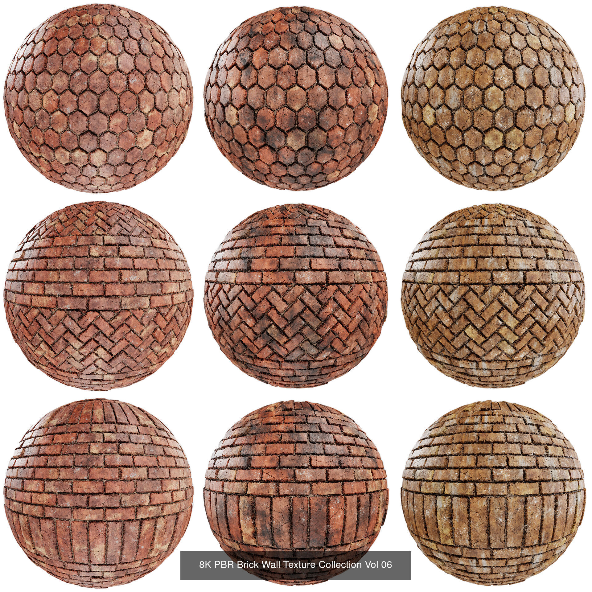 Ultimate PBR 8K Brick Bundle 90 High Quality Textures Texture_6