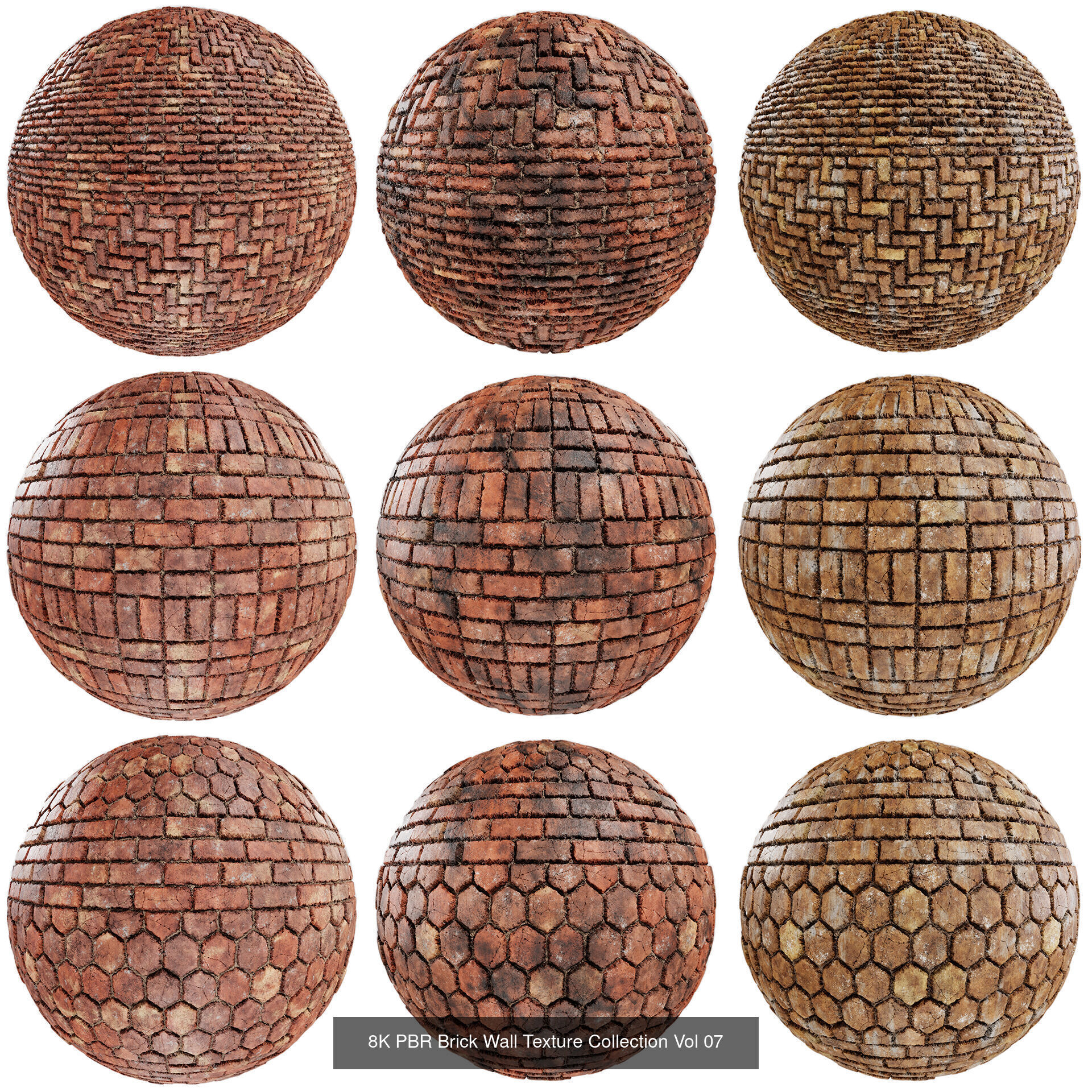 Ultimate PBR 8K Brick Bundle 90 High Quality Textures Texture_7