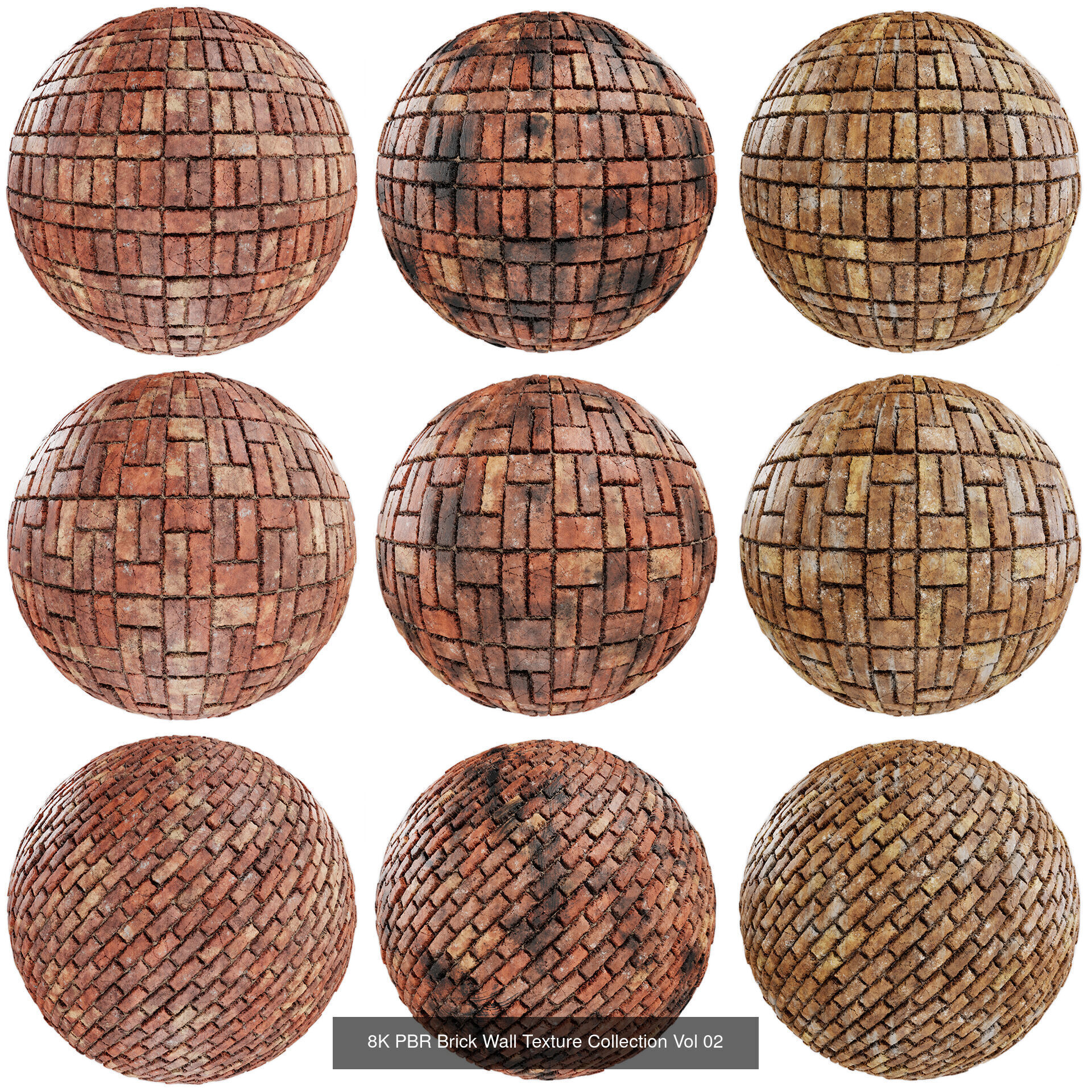 Ultimate PBR 8K Brick Bundle 90 High Quality Textures Texture_2