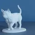 Cat walking full body STL 3D print model_0