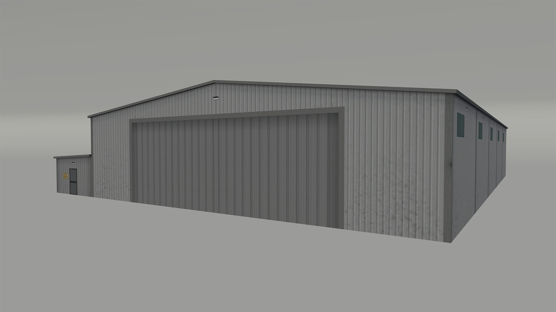 Lowpoly warehouses pack Low-poly 3D model_4