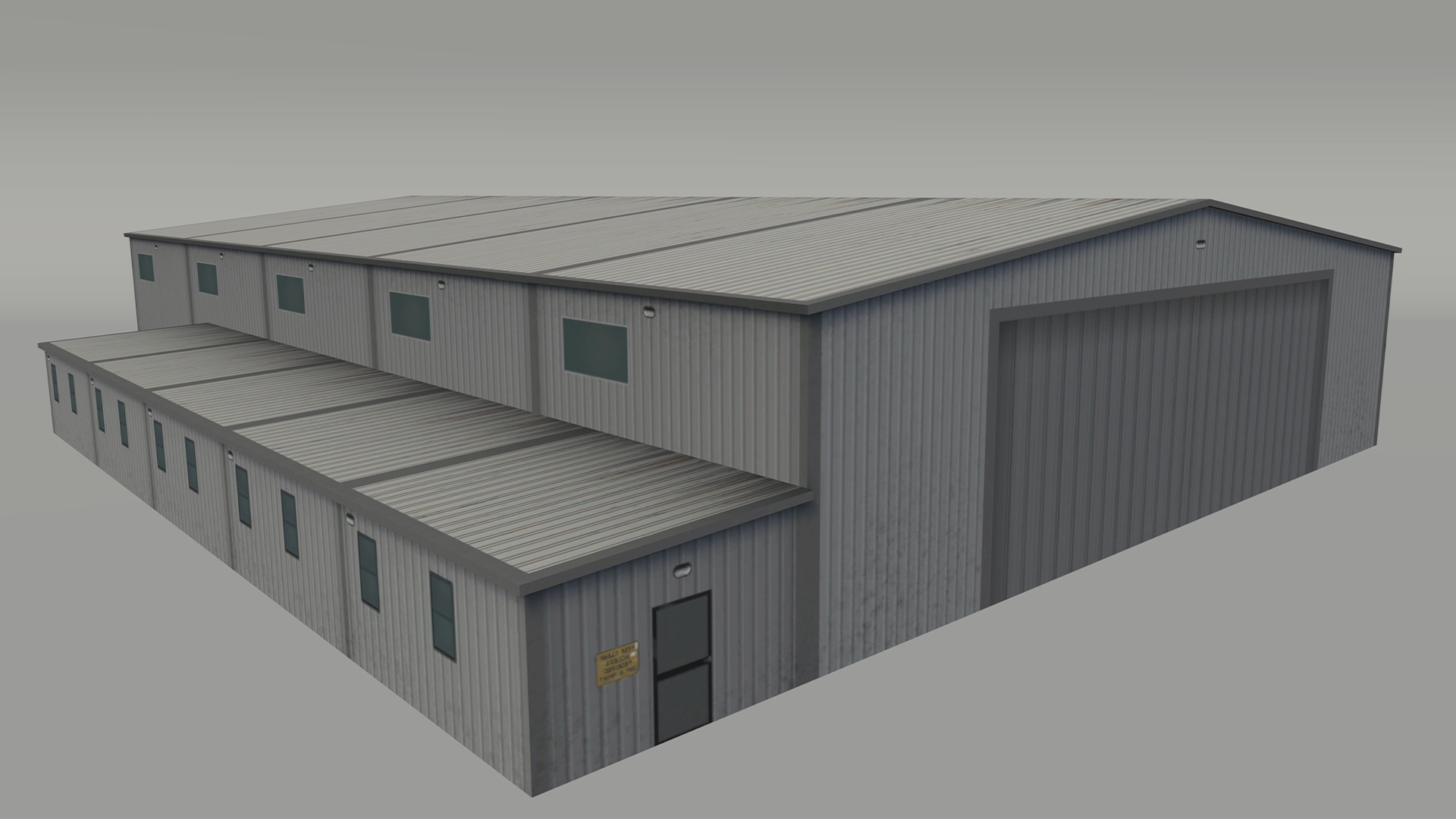 Lowpoly warehouses pack Low-poly 3D model_2