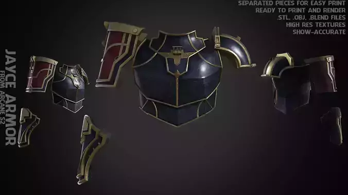 Arcane S2 Jayce Armor for Cosplay