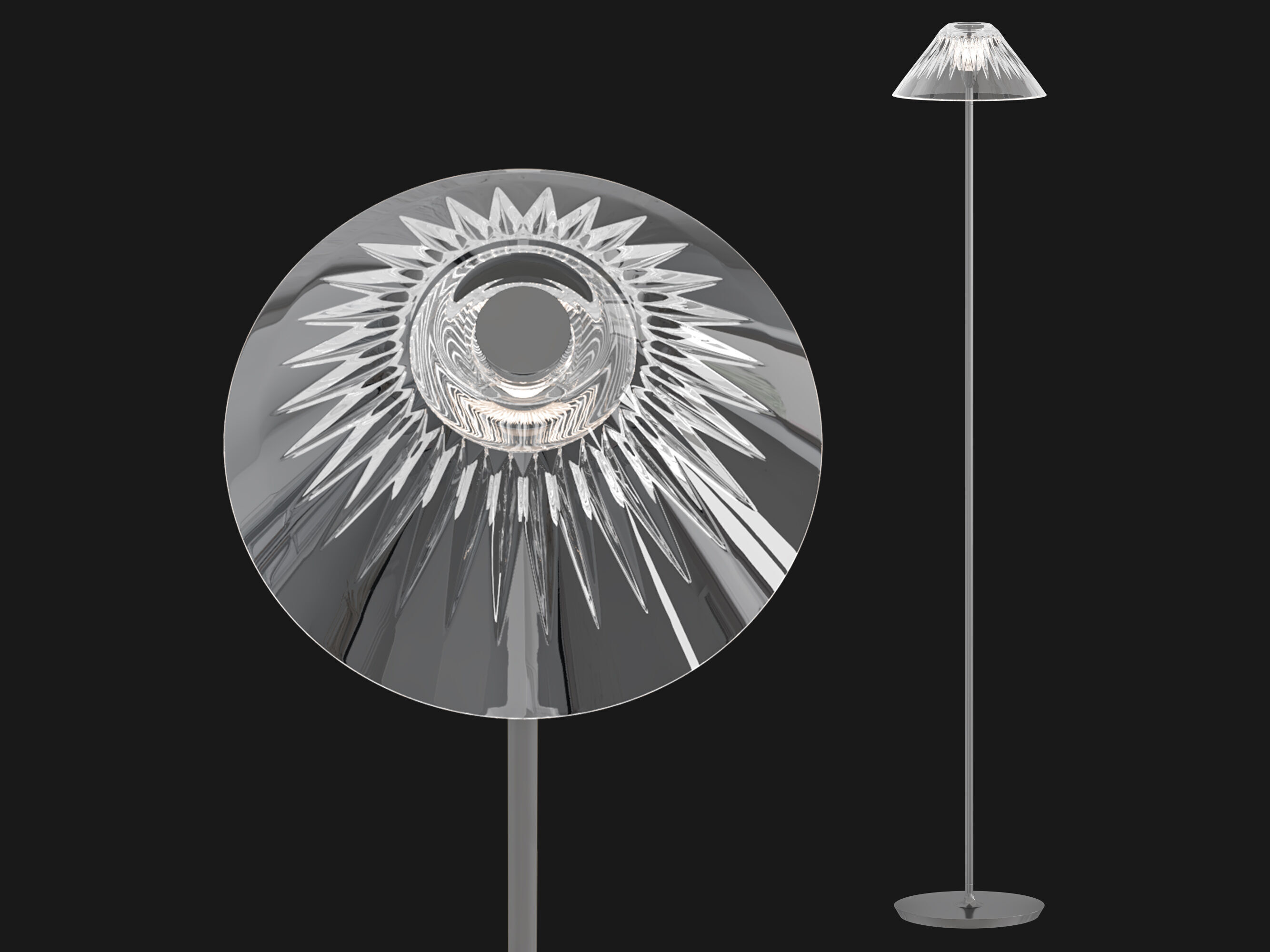 Blaze Floor Lamp 3D model_12