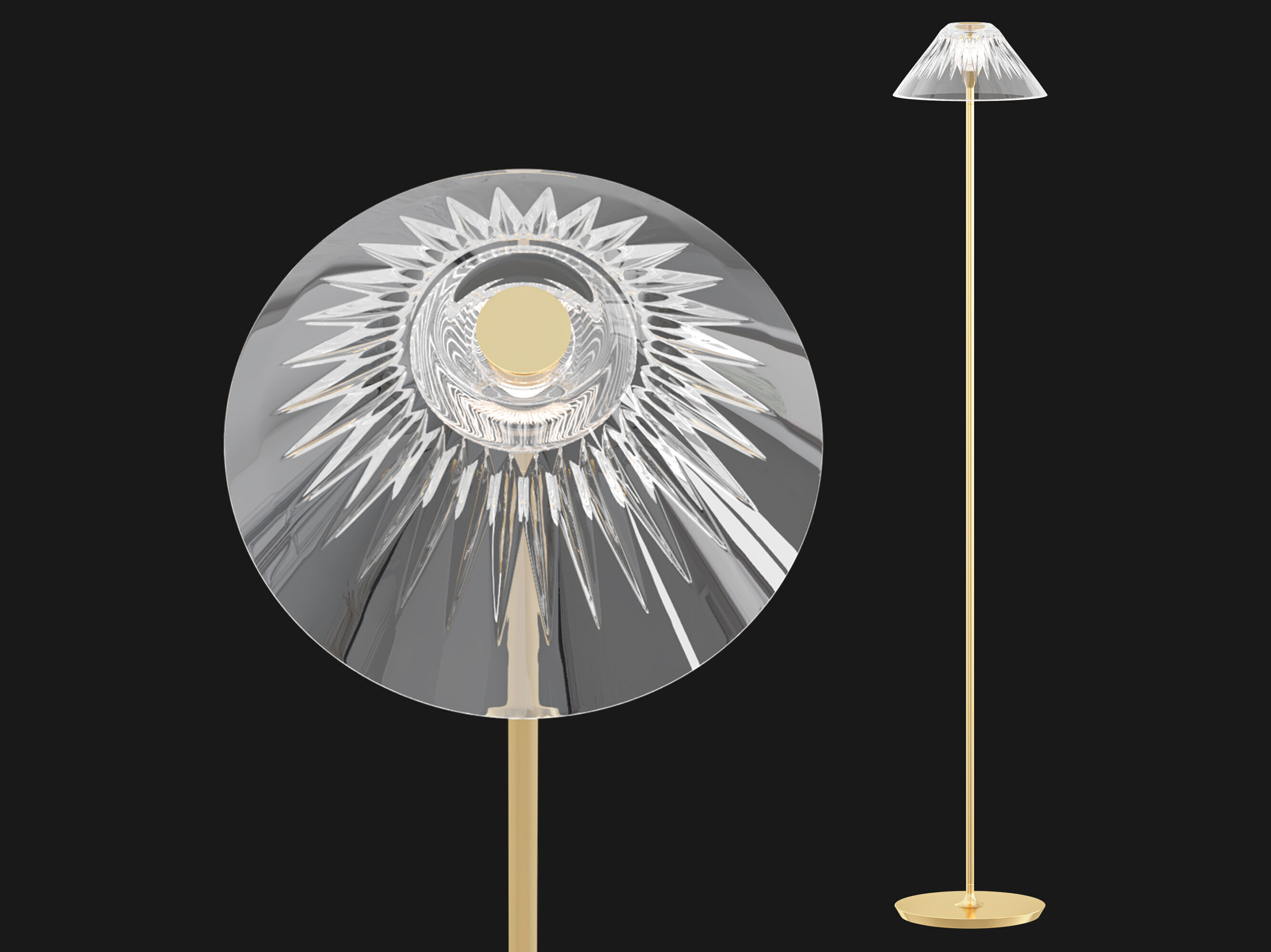 Blaze Floor Lamp 3D model_3