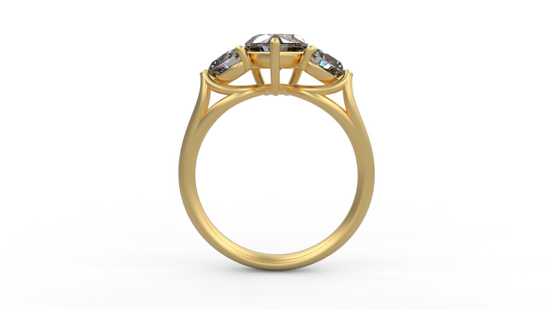Women Solitaire 4163 3D print model_1