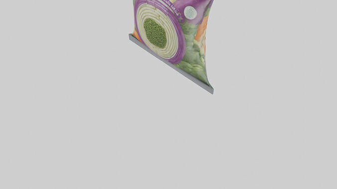 Frozen Vegetable Mix Pack model 3D model 6