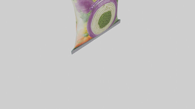 Frozen Vegetable Mix Pack model 3D model 7