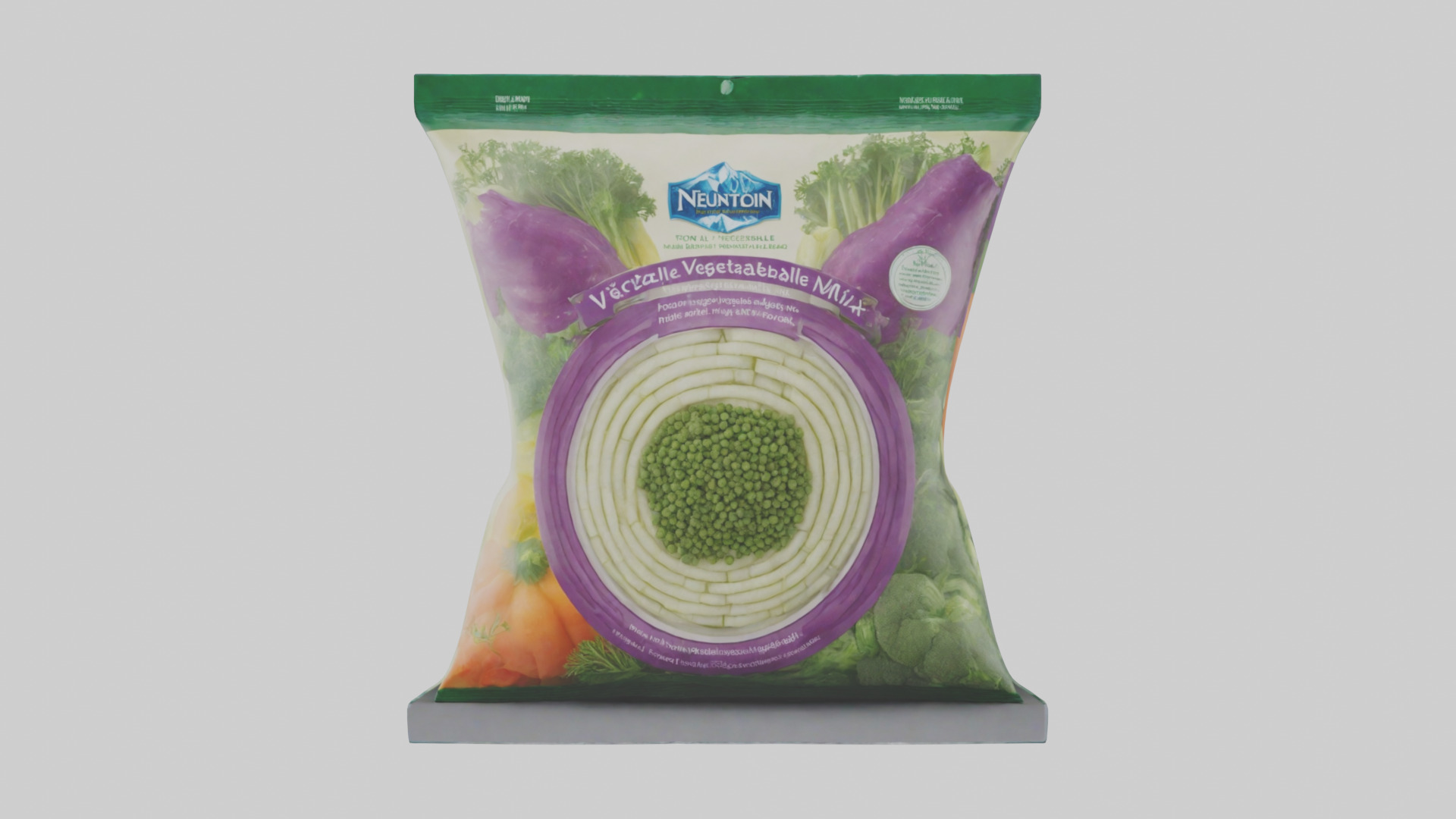 Frozen Vegetable Mix Pack model 3D model_9