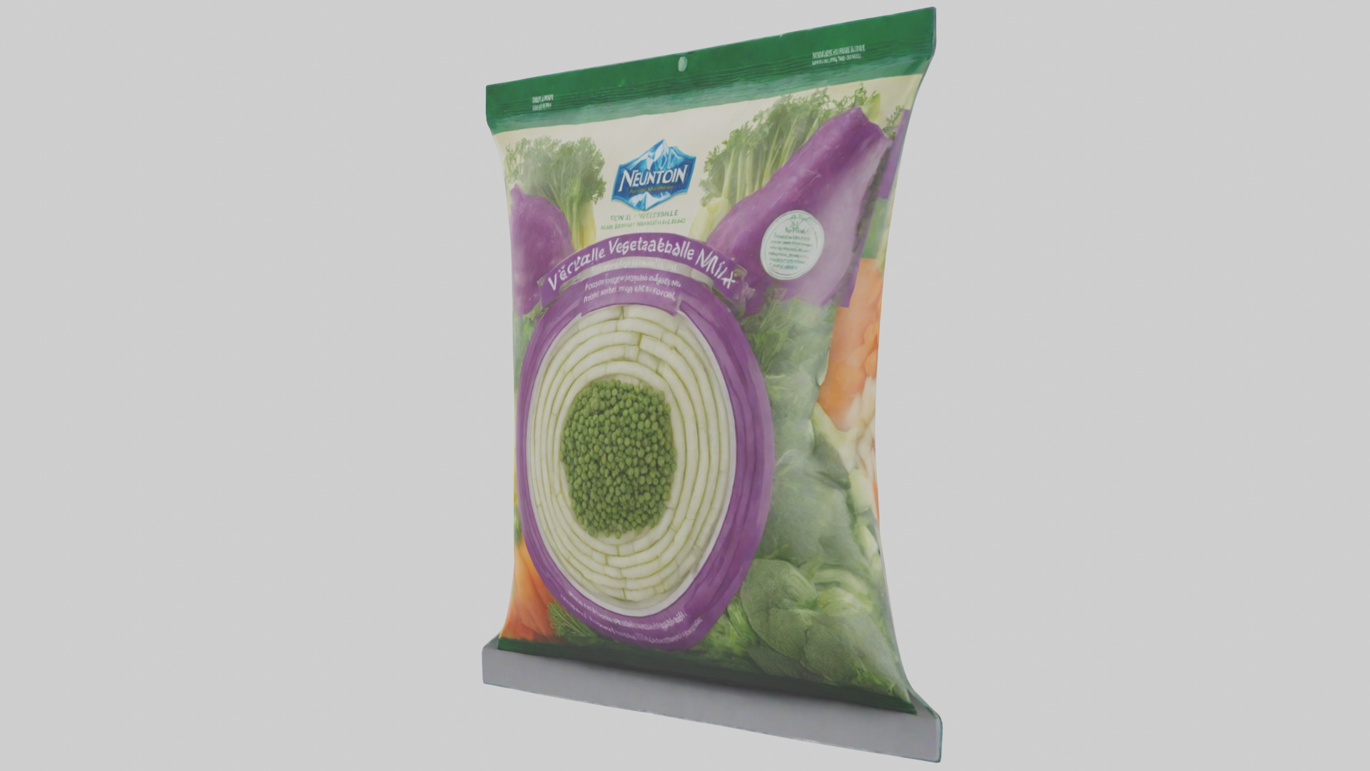 Frozen Vegetable Mix Pack model 3D model_8