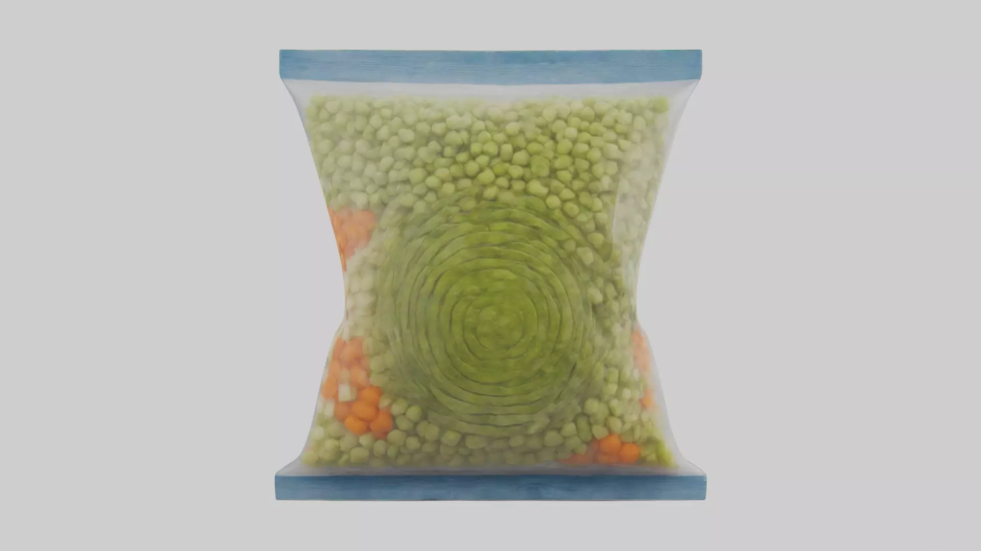 Frozen Vegetable Mix Pack model 3D model_0