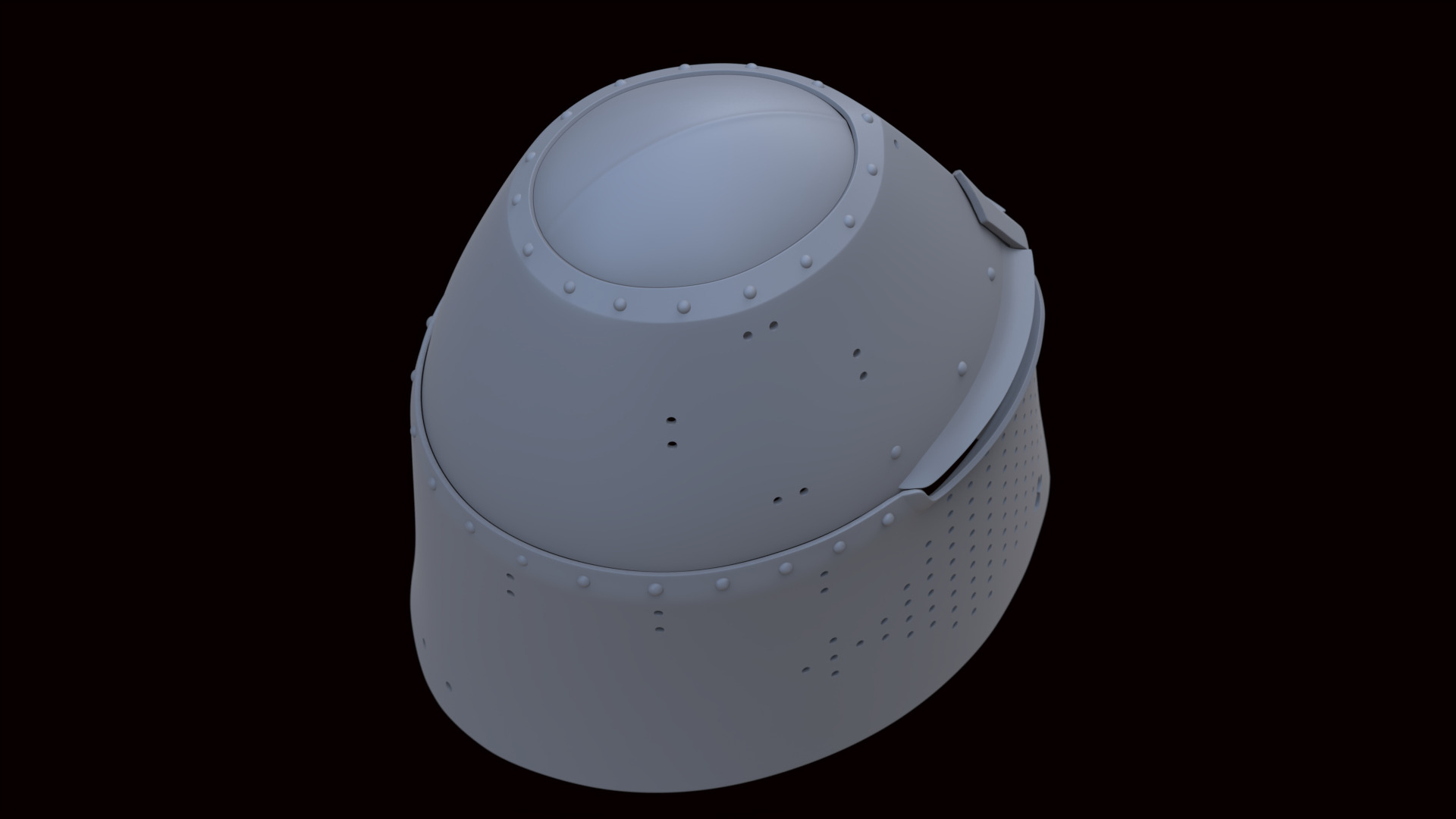 Helm of Sir Richard Pembridge 3D print model_8