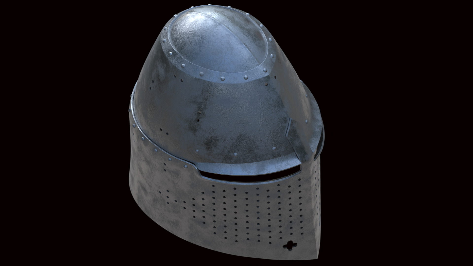Helm of Sir Richard Pembridge 3D print model_1
