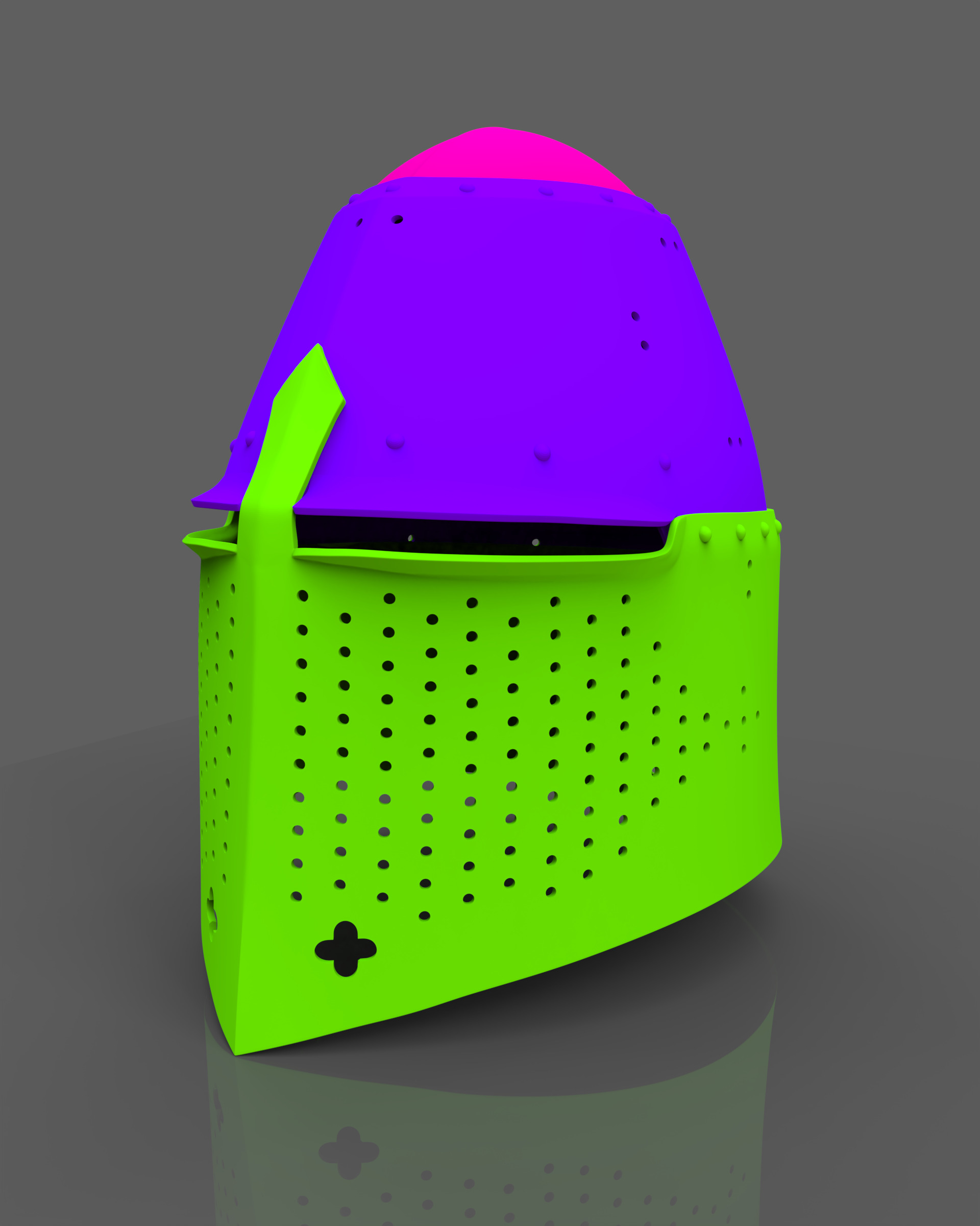 Helm of Sir Richard Pembridge 3D print model_7
