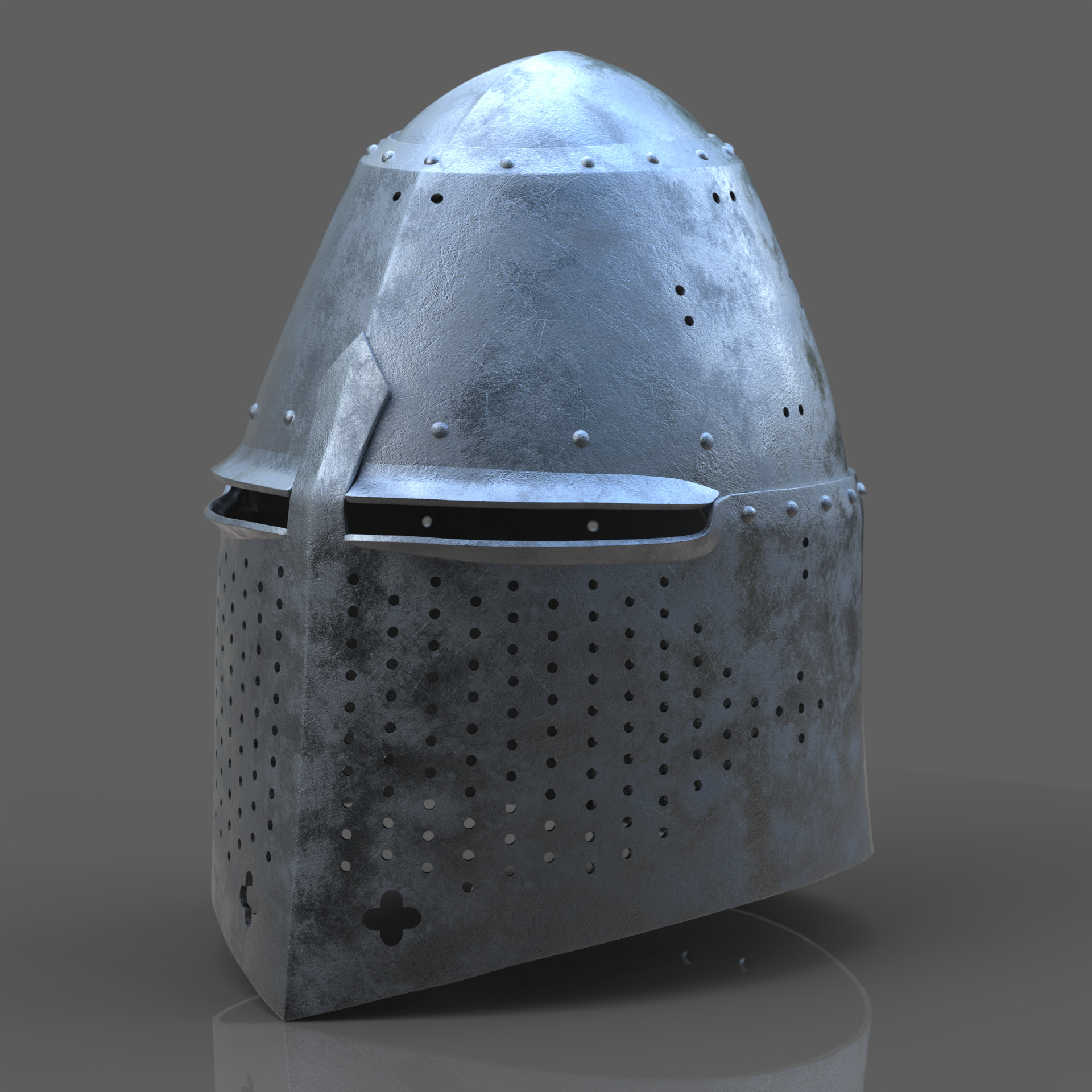 Helm of Sir Richard Pembridge 3D print model_2