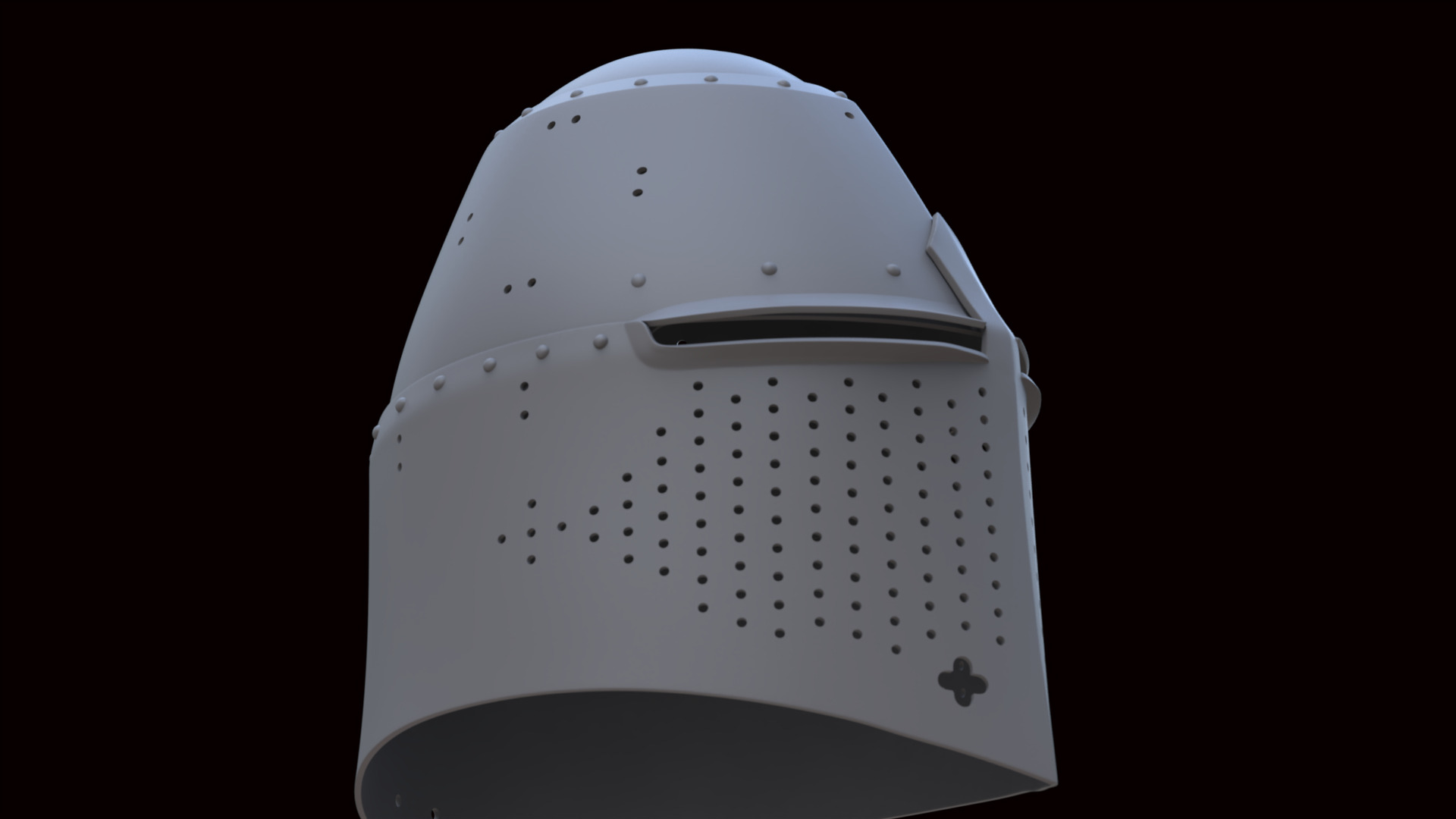 Helm of Sir Richard Pembridge 3D print model_4