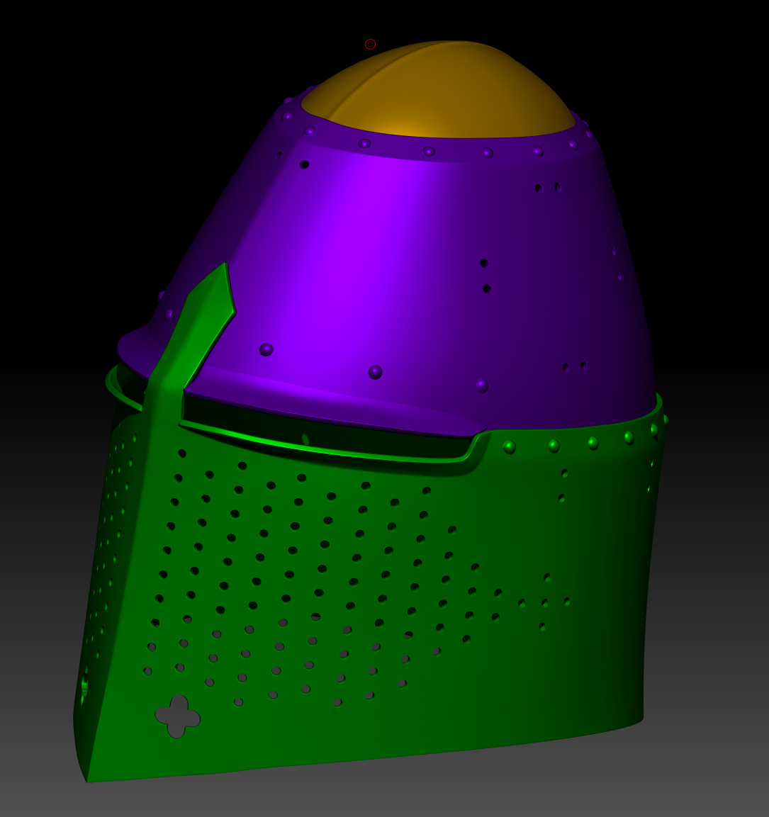 Helm of Sir Richard Pembridge 3D print model_10