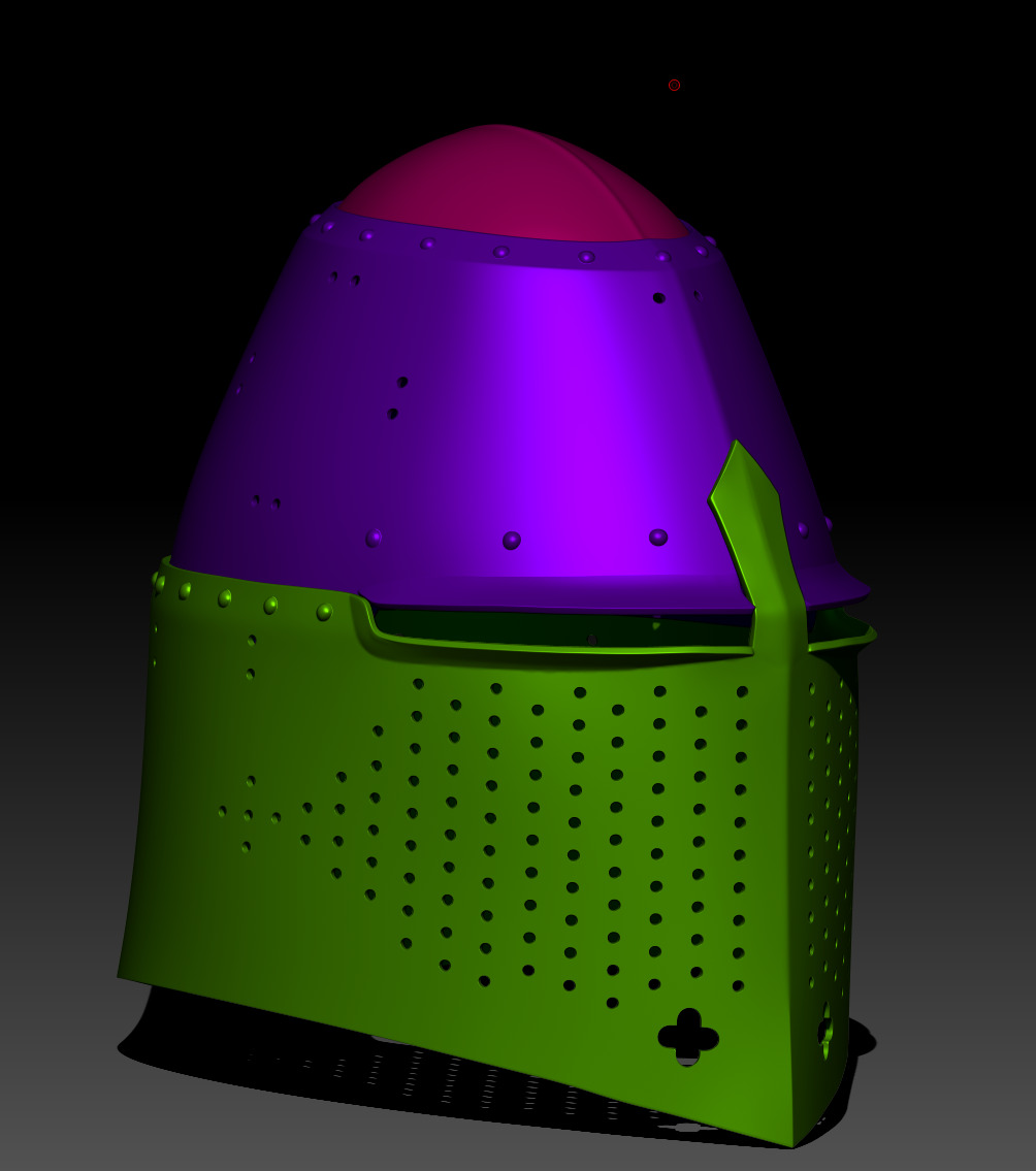 Helm of Sir Richard Pembridge 3D print model_11