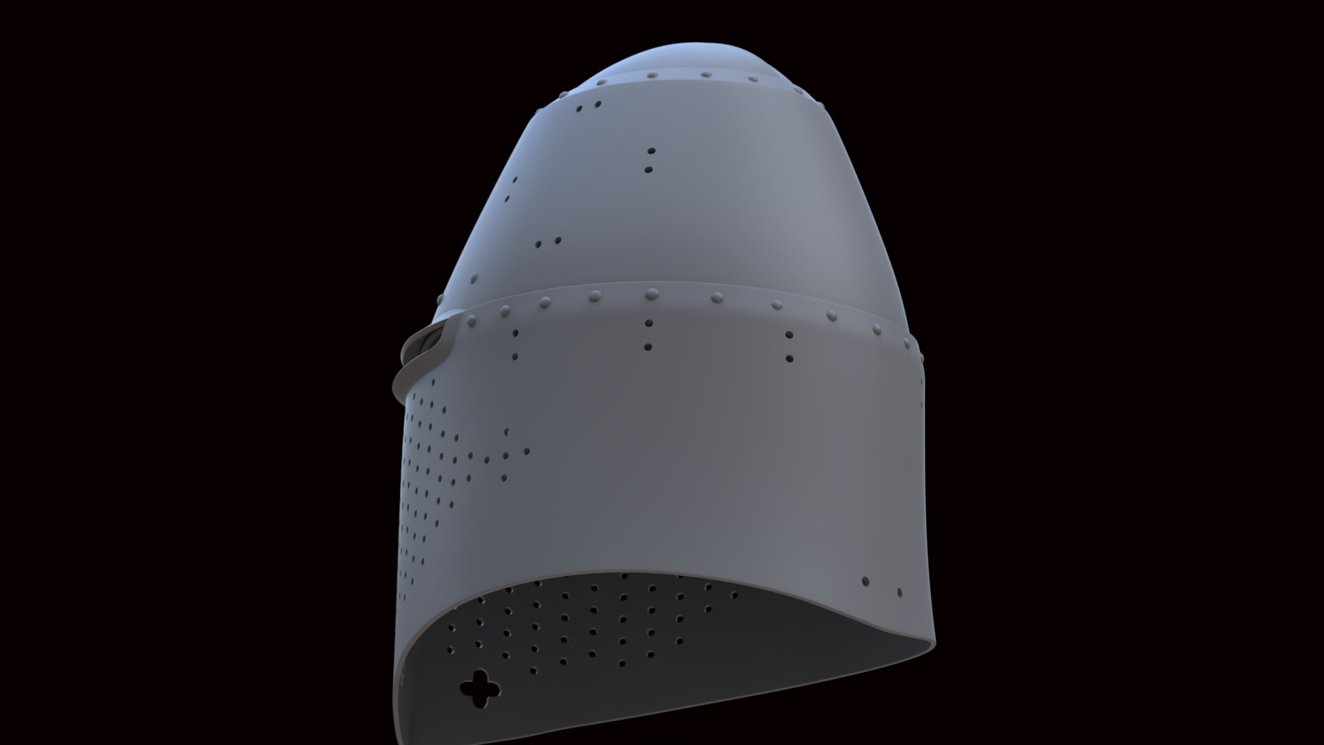 Helm of Sir Richard Pembridge 3D print model_6