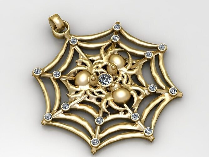 SPIDER MEN PENDANT 3D PRINTABLE MODEL  3D print model