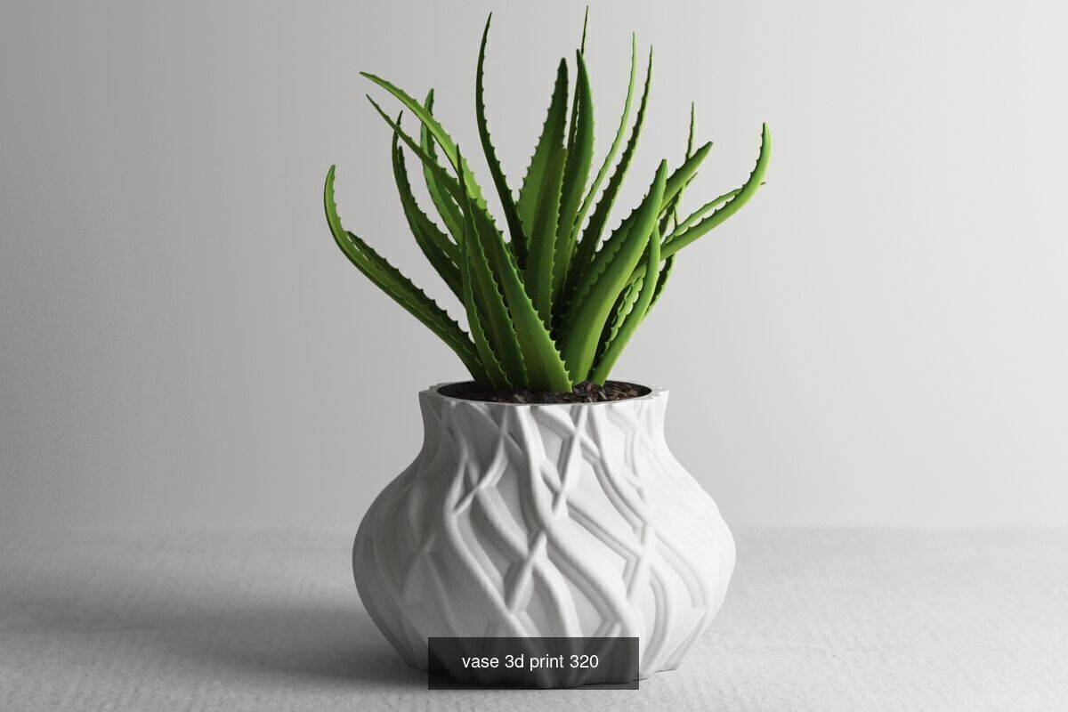 20 vase pot 3d print pack collection _18