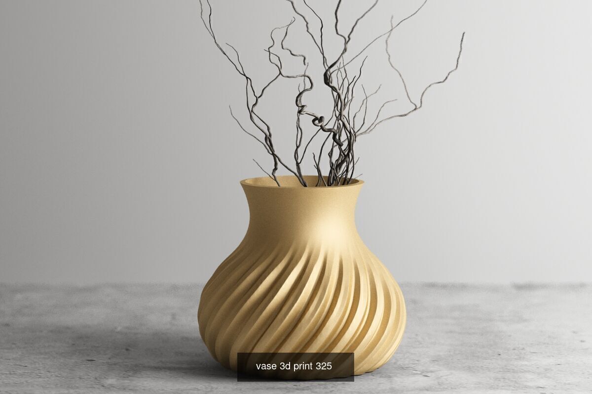20 vase pot 3d print pack collection _13