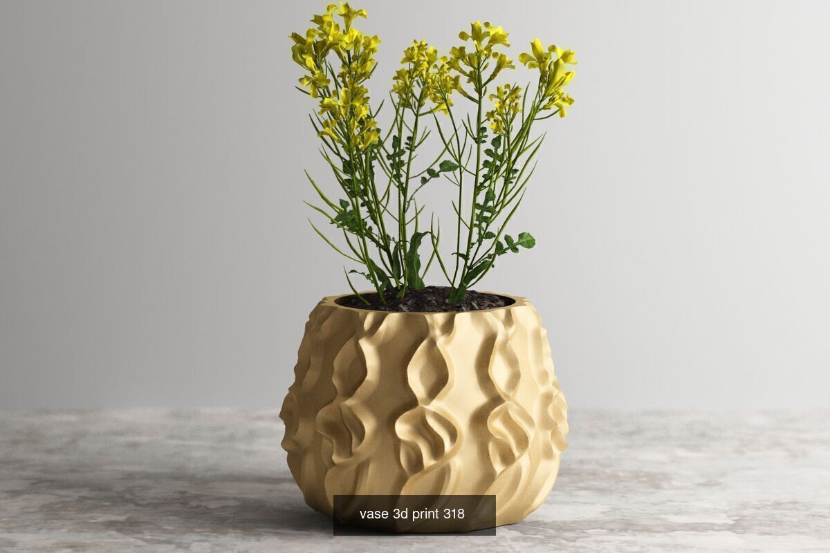 20 vase pot 3d print pack collection _19