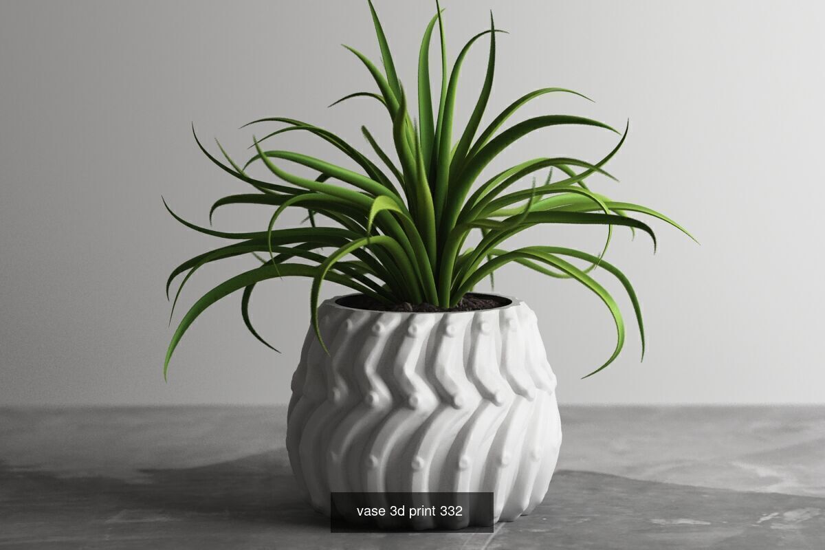 20 vase pot 3d print pack collection _7
