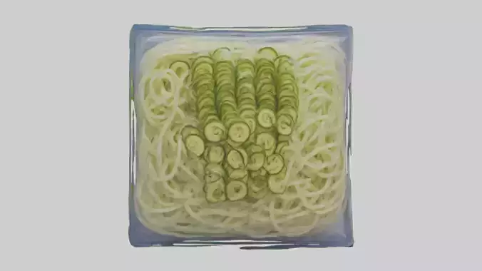 Frozen Zucchini Noodles Pack model 3D model