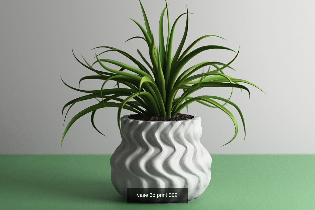 20 vase pot 3d print pack collection _13