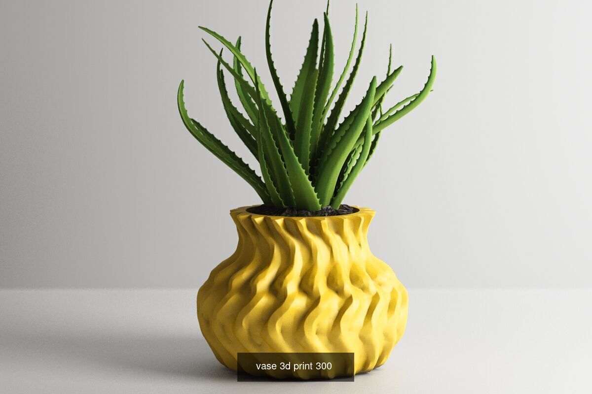 20 vase pot 3d print pack collection _14