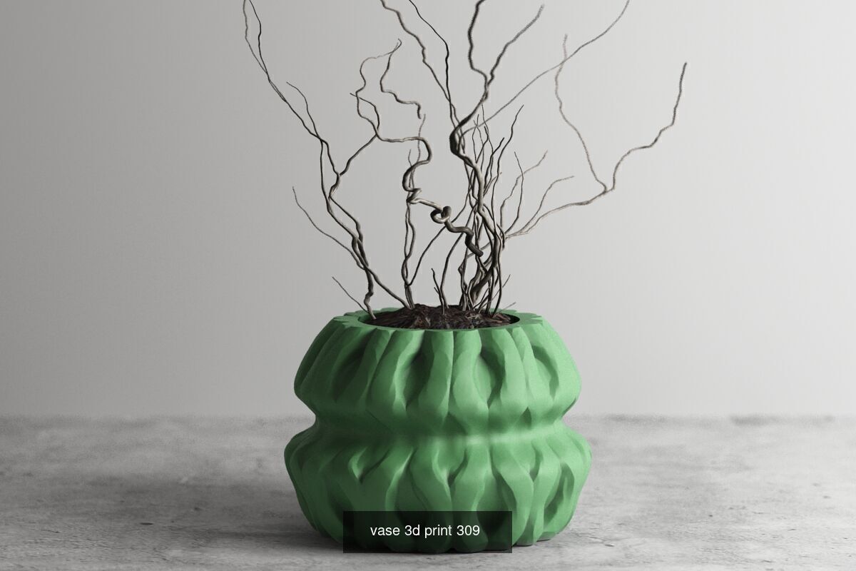 20 vase pot 3d print pack collection _6