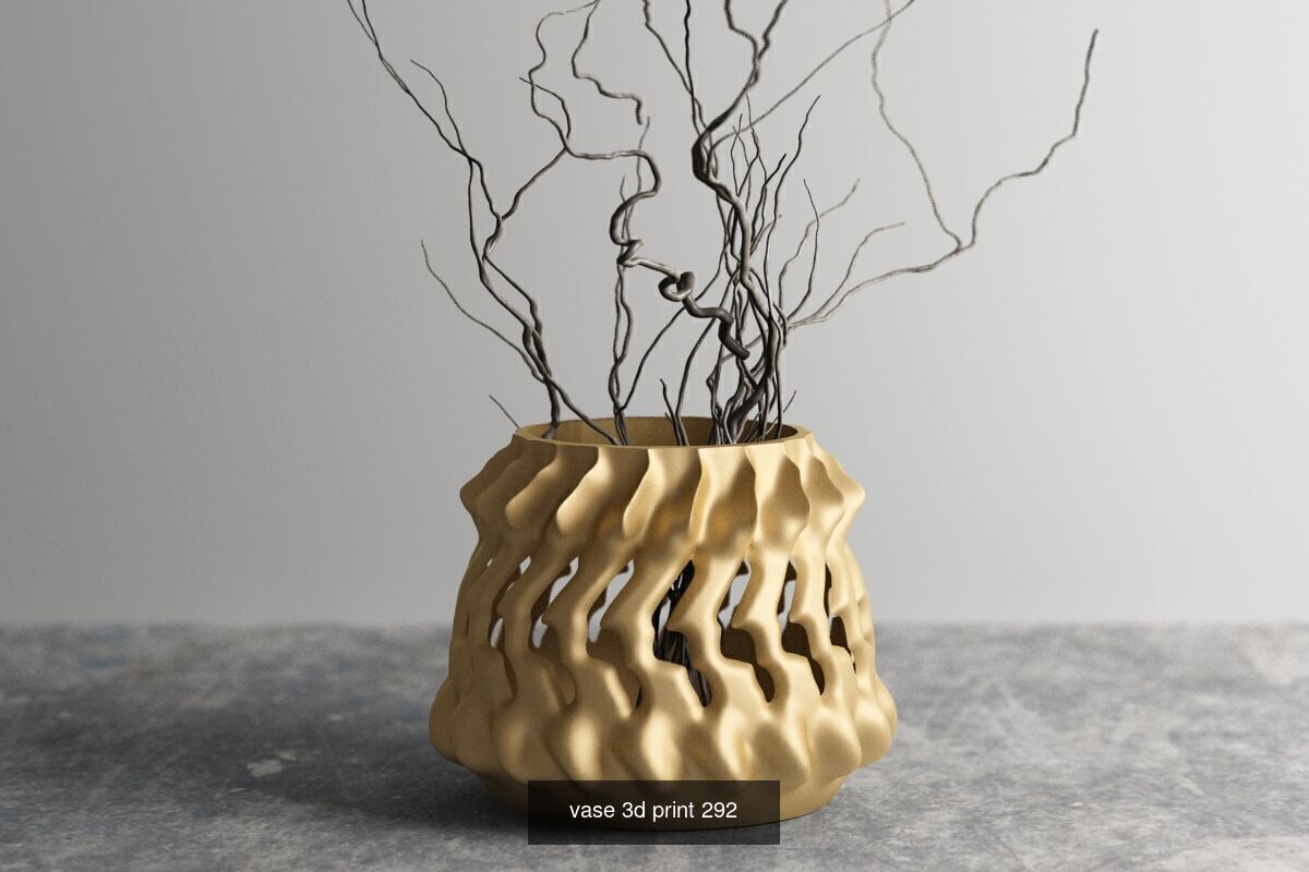 20 vase pot 3d print pack collection _18
