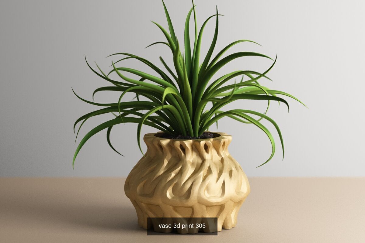 20 vase pot 3d print pack collection _10