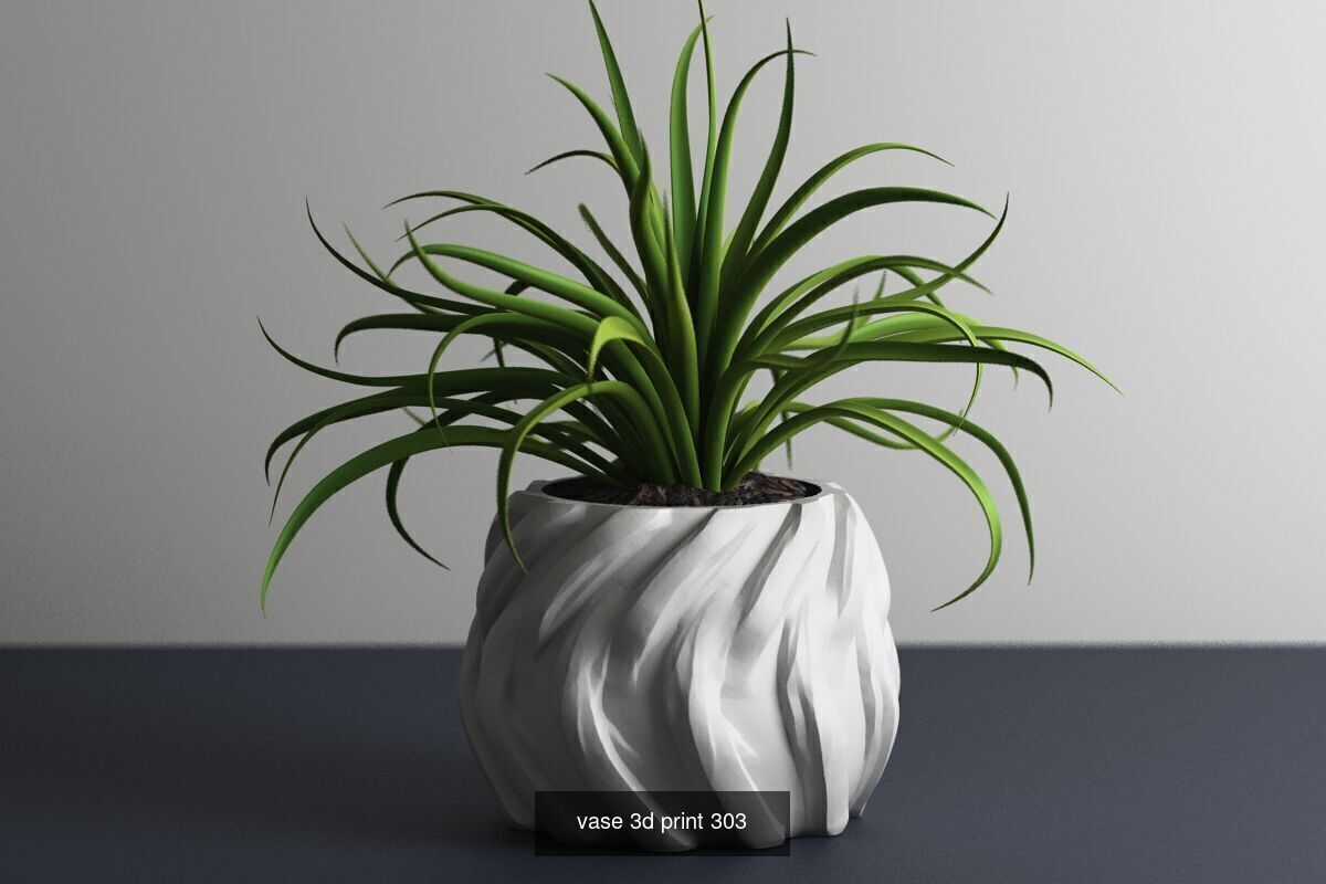 20 vase pot 3d print pack collection _12