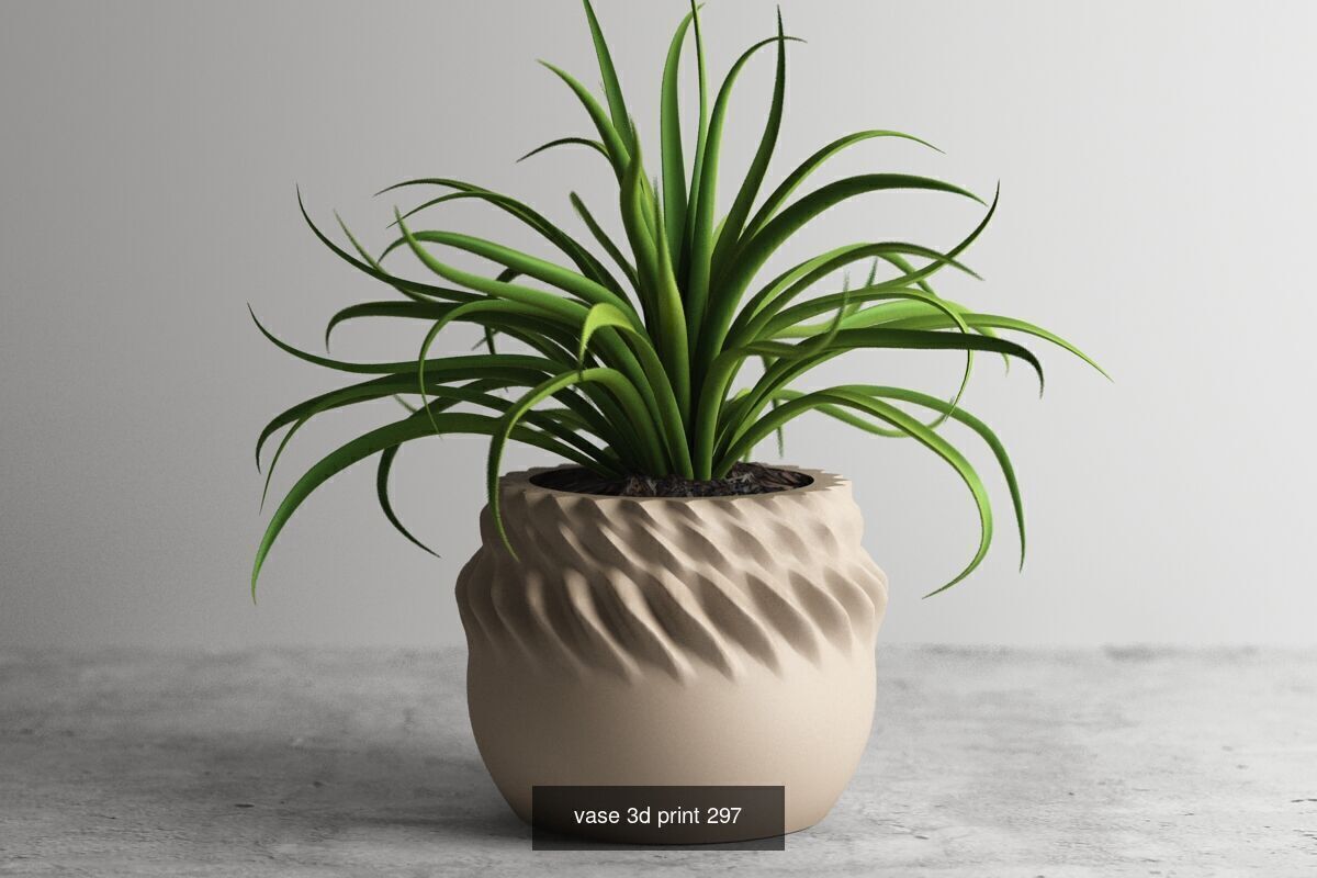 20 vase pot 3d print pack collection _17
