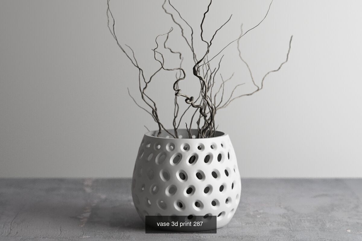 20 vase pot 3d print pack collection _21