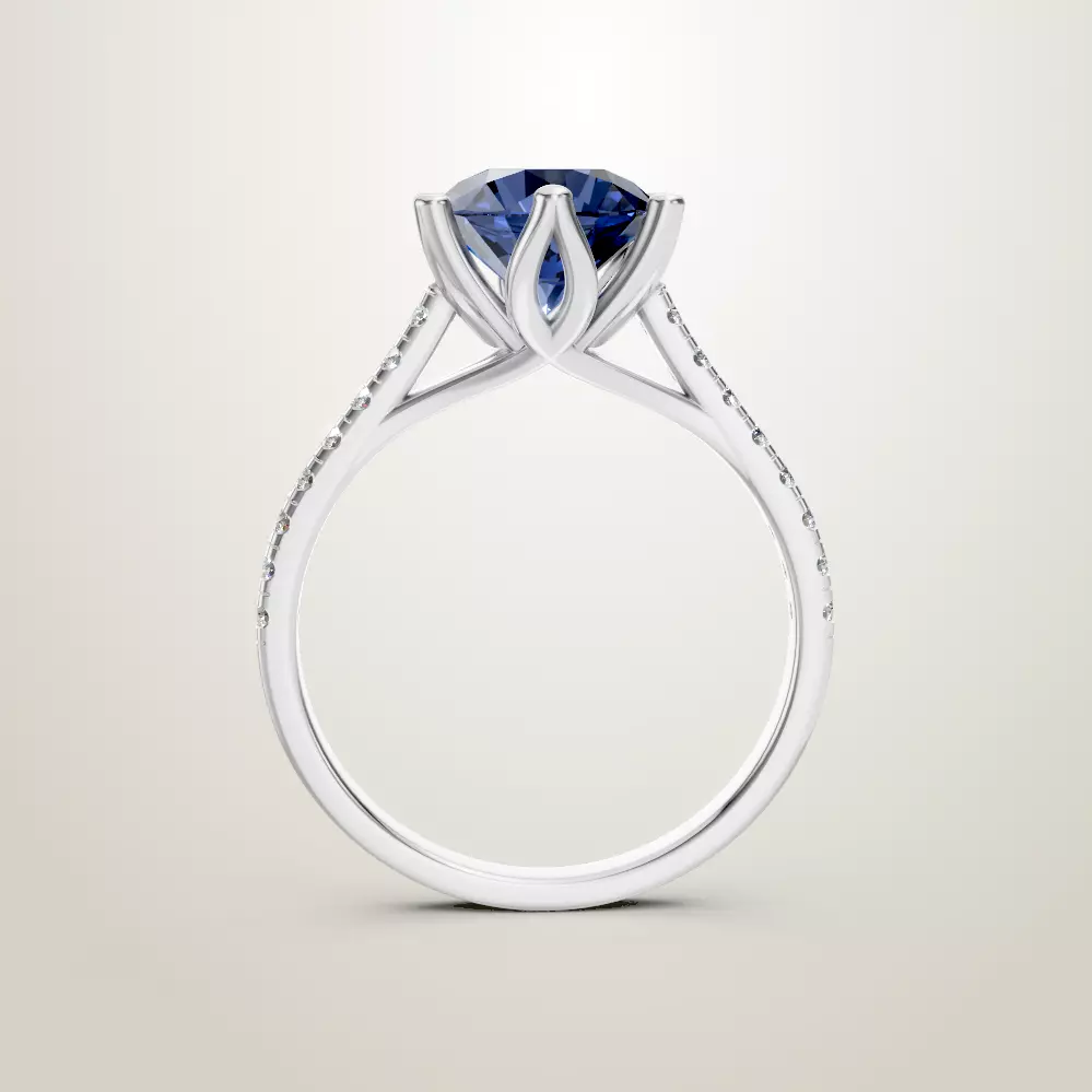 Engagement Wedding Ring 131 3D print model_4