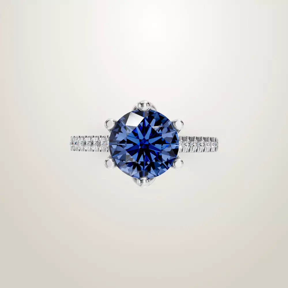 Engagement Wedding Ring 131 3D print model_1