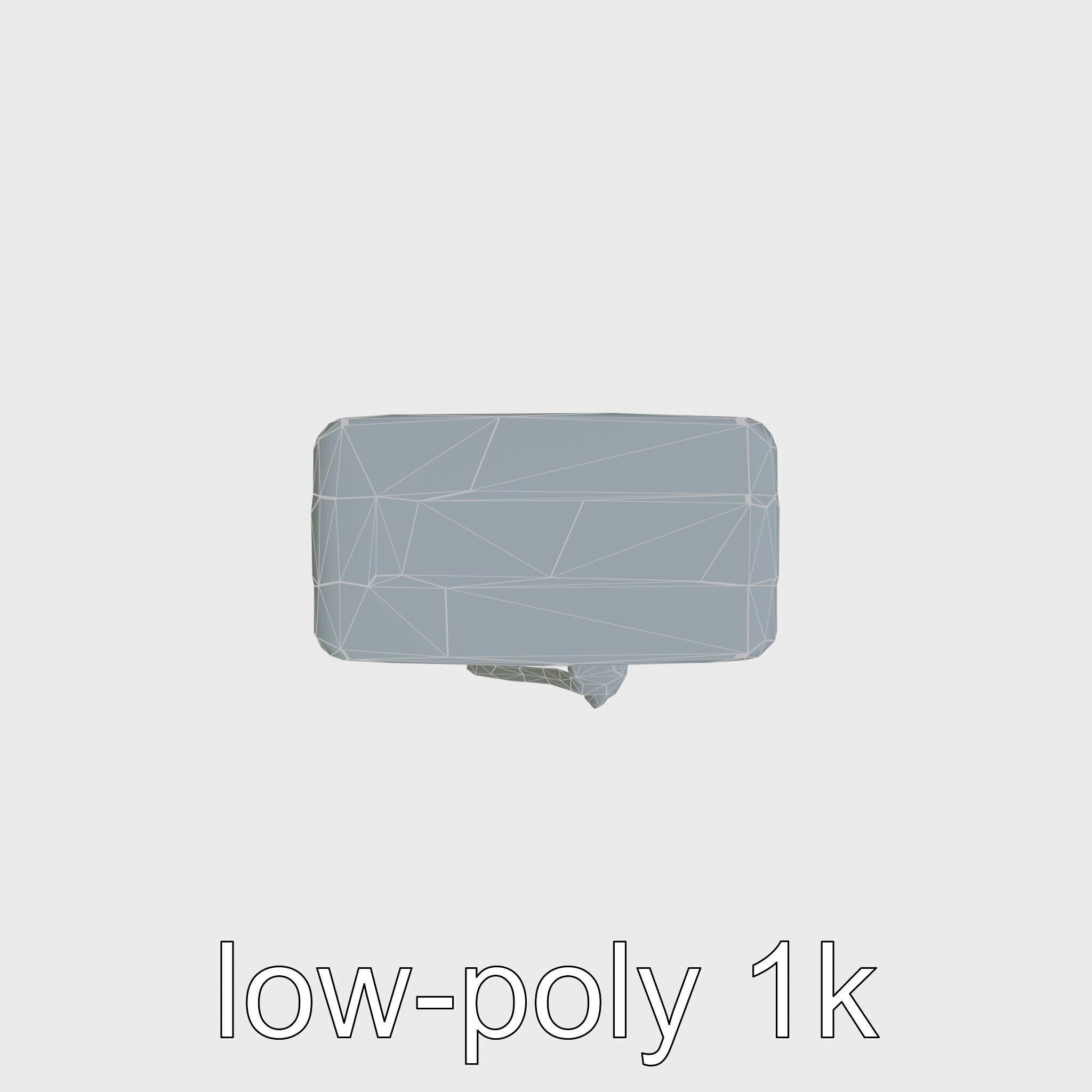 Eco-Friendly Electric Vehicle Charging Point Low-poly 3D model_10