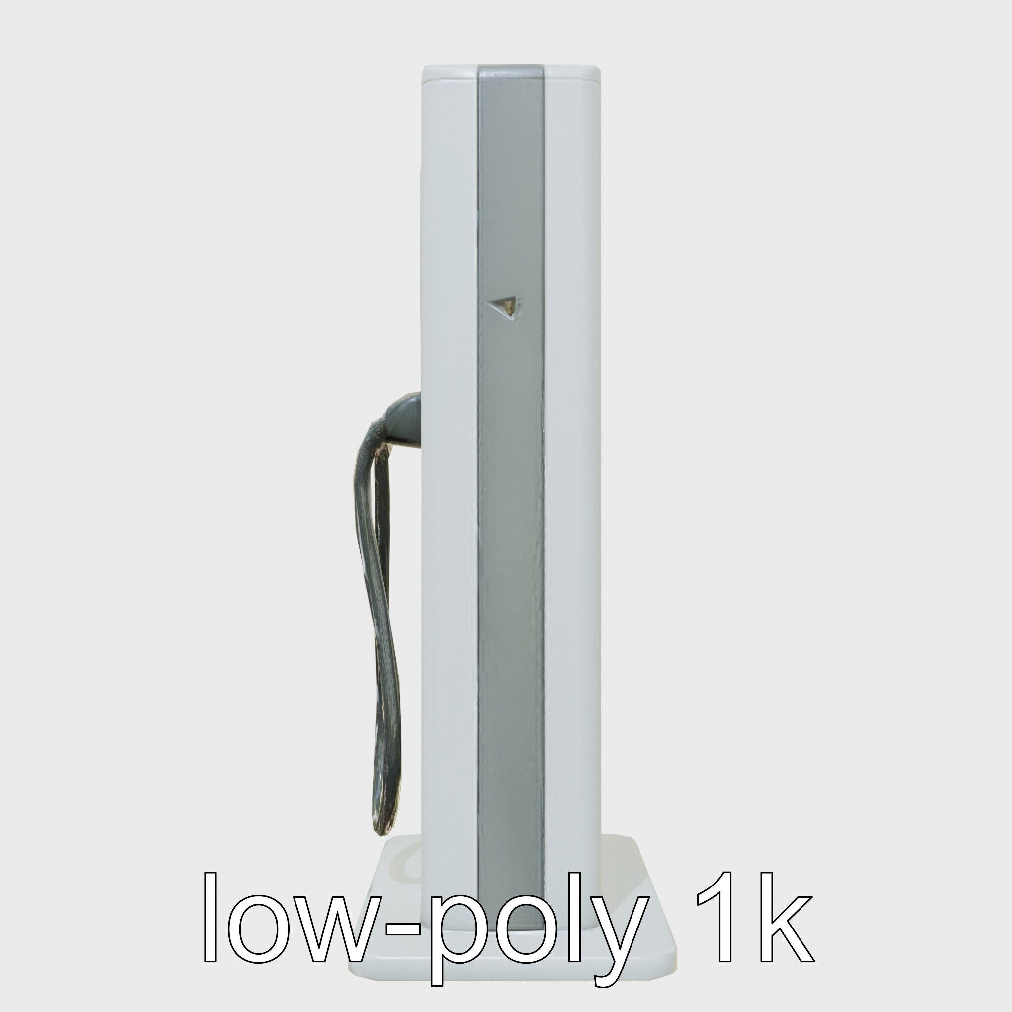 Eco-Friendly Electric Vehicle Charging Point Low-poly 3D model_25