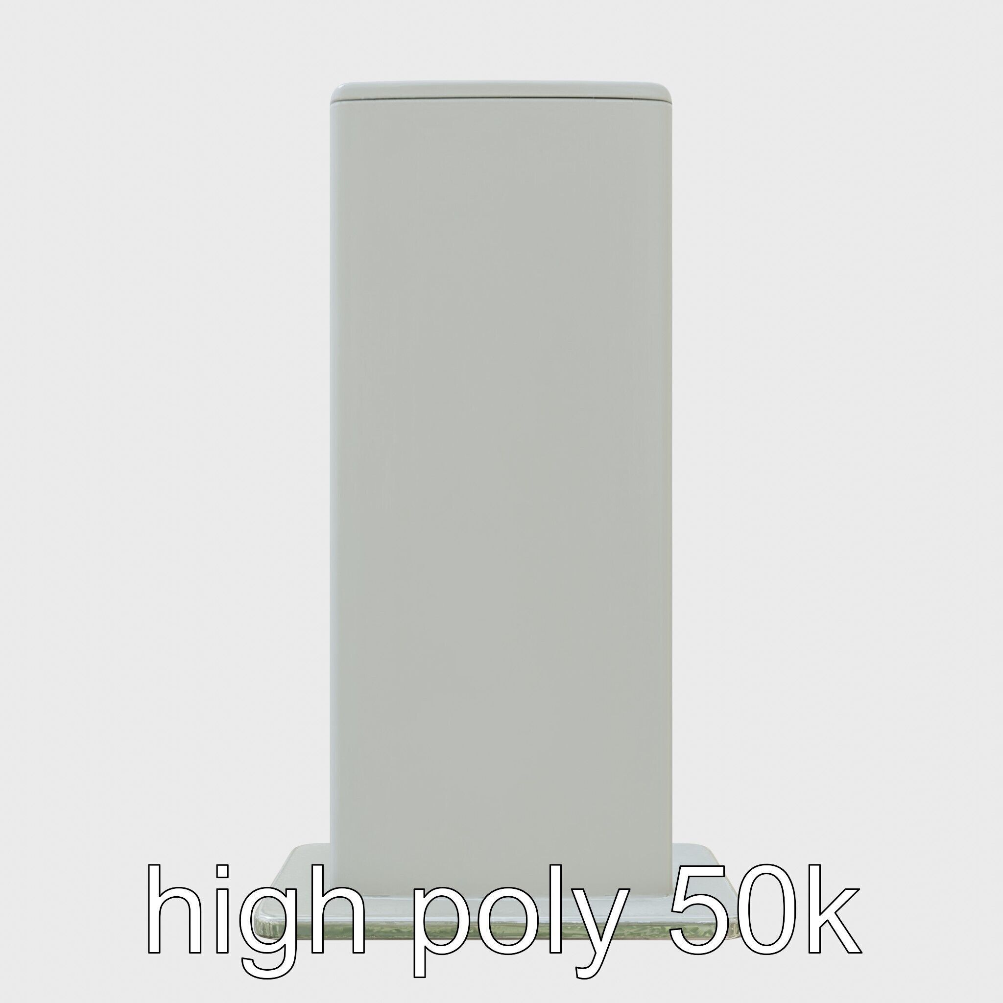 Eco-Friendly Electric Vehicle Charging Point Low-poly 3D model_5