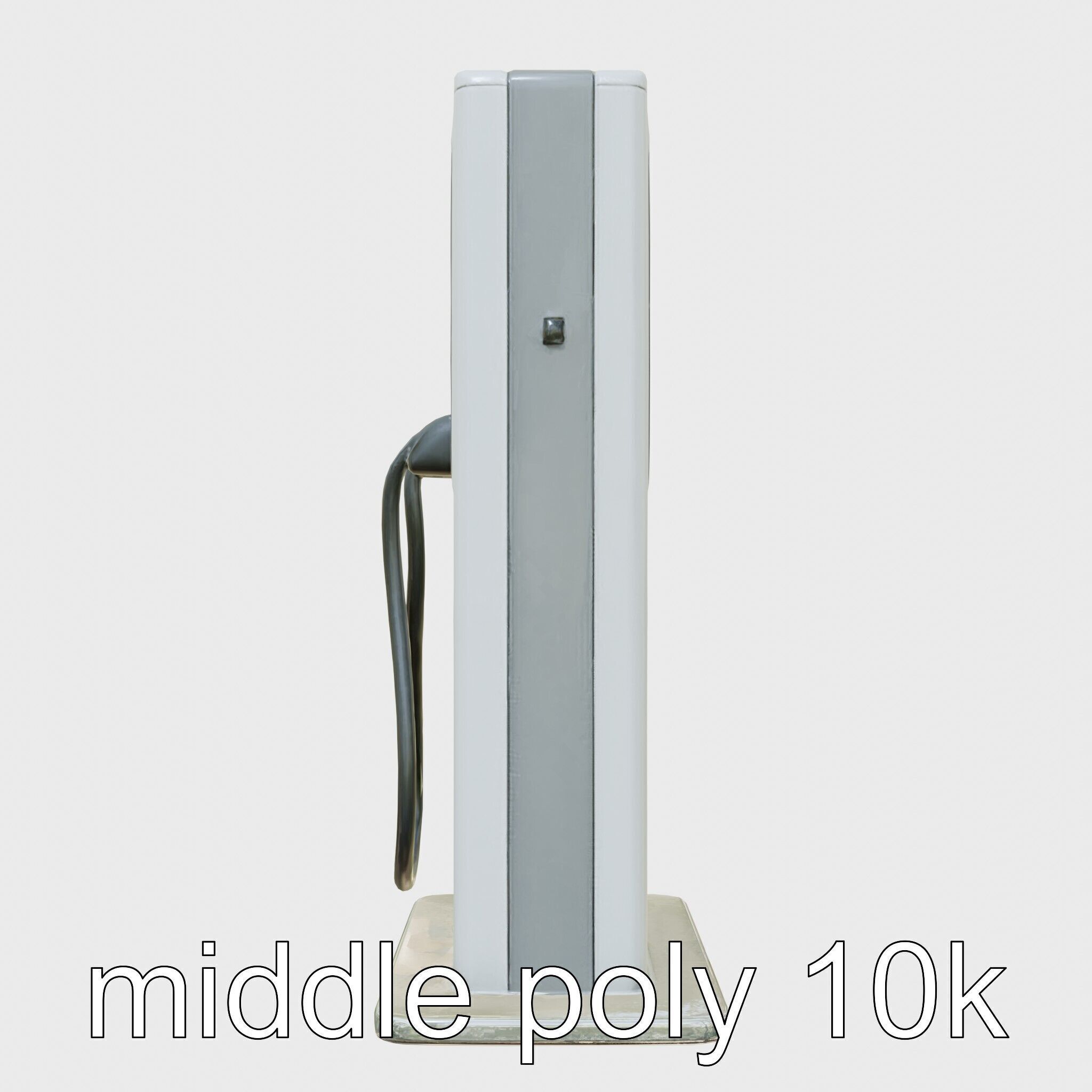 Eco-Friendly Electric Vehicle Charging Point Low-poly 3D model_15