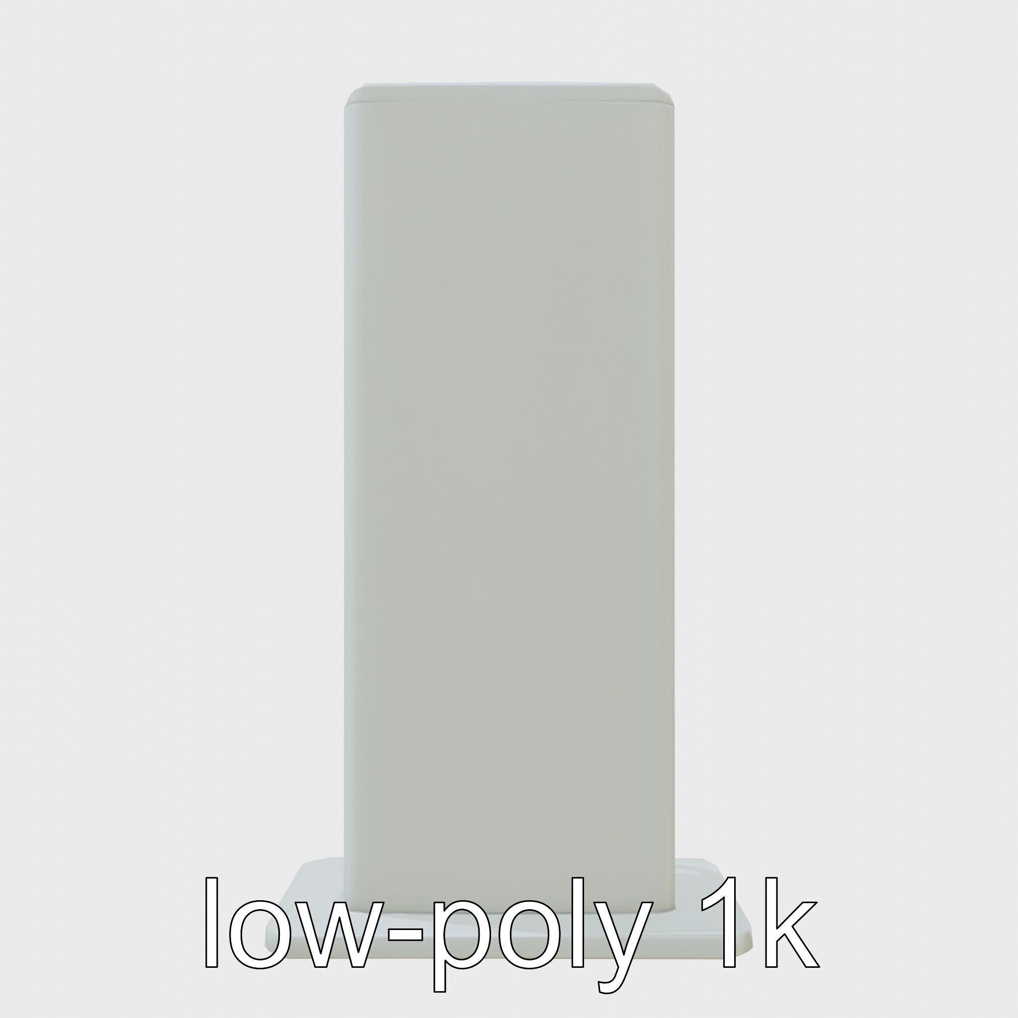 Eco-Friendly Electric Vehicle Charging Point Low-poly 3D model_23