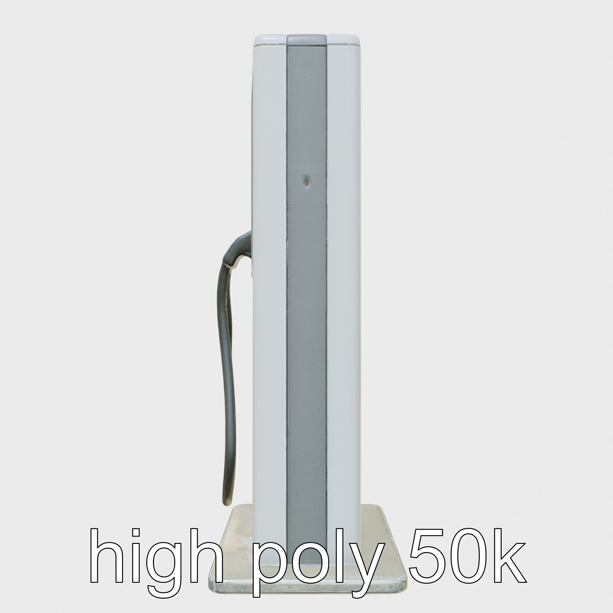 Eco-Friendly Electric Vehicle Charging Point Low-poly 3D model_16