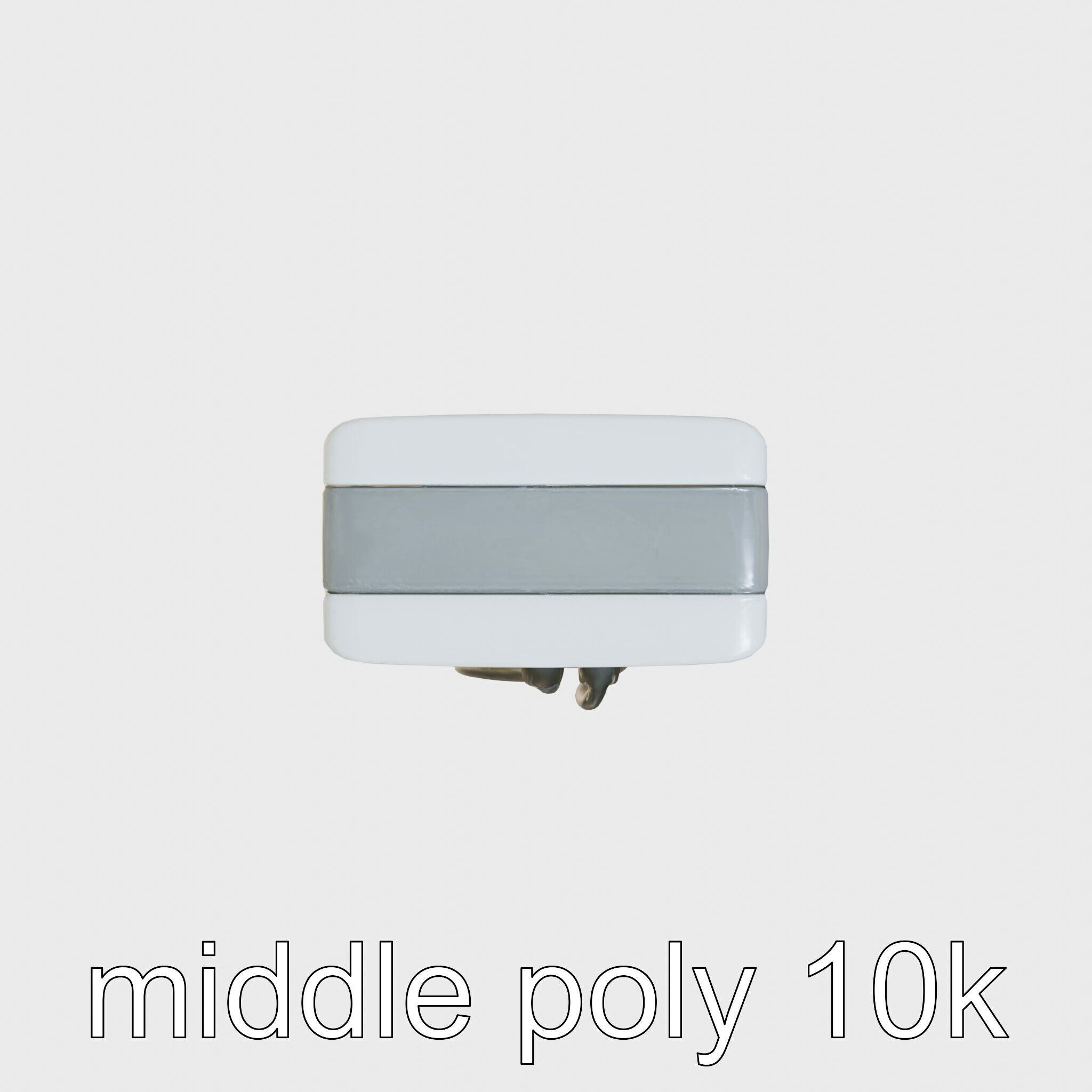 Eco-Friendly Electric Vehicle Charging Point Low-poly 3D model_14