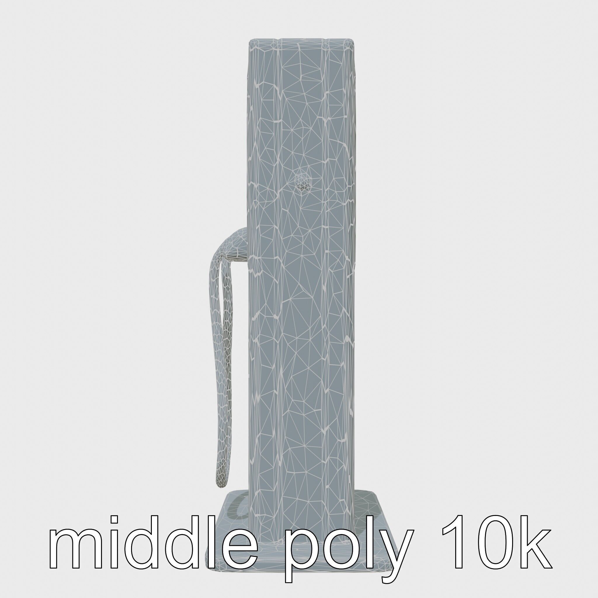 Eco-Friendly Electric Vehicle Charging Point Low-poly 3D model_31