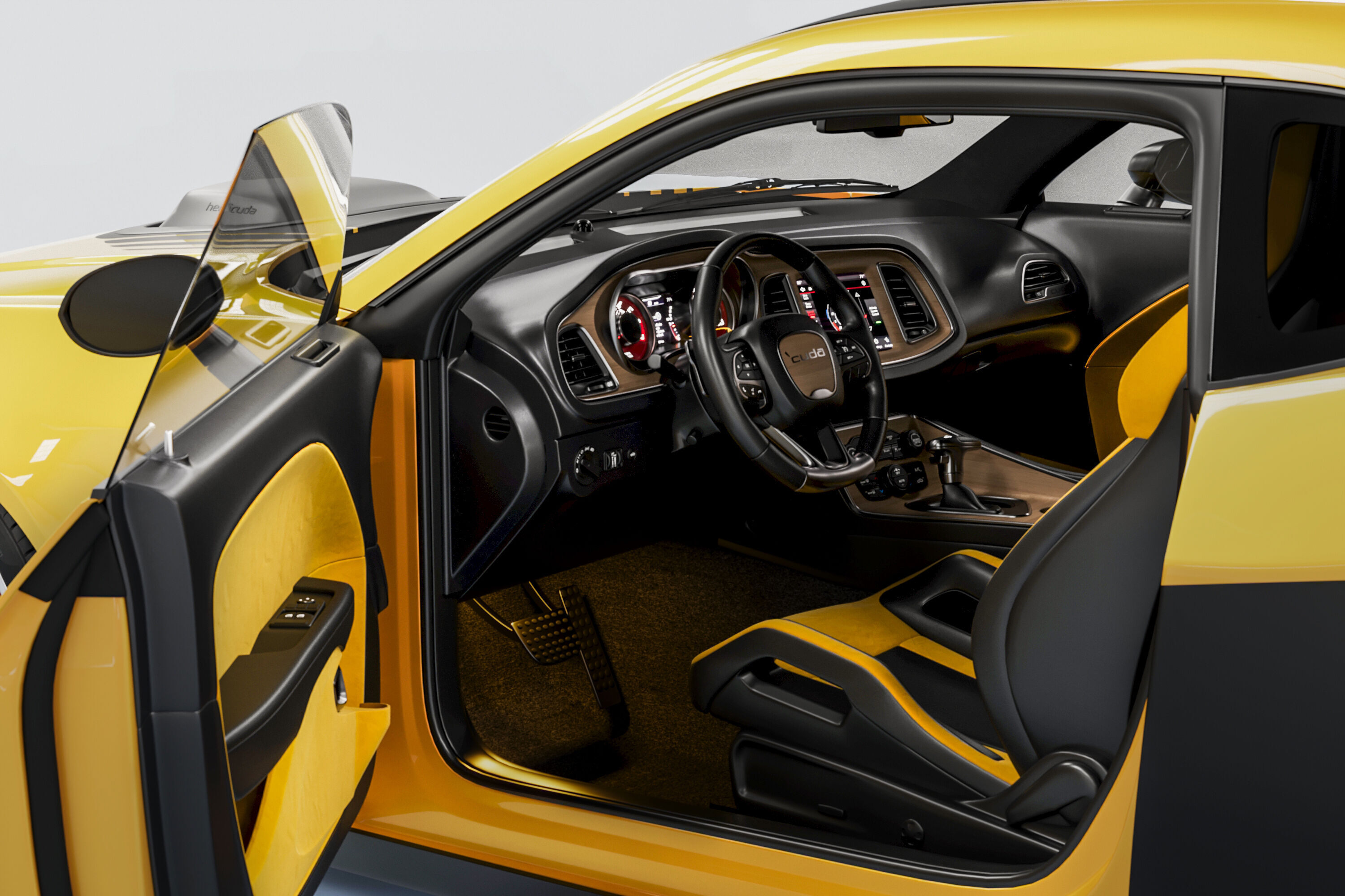 Plymouth Cuda  3D model_5