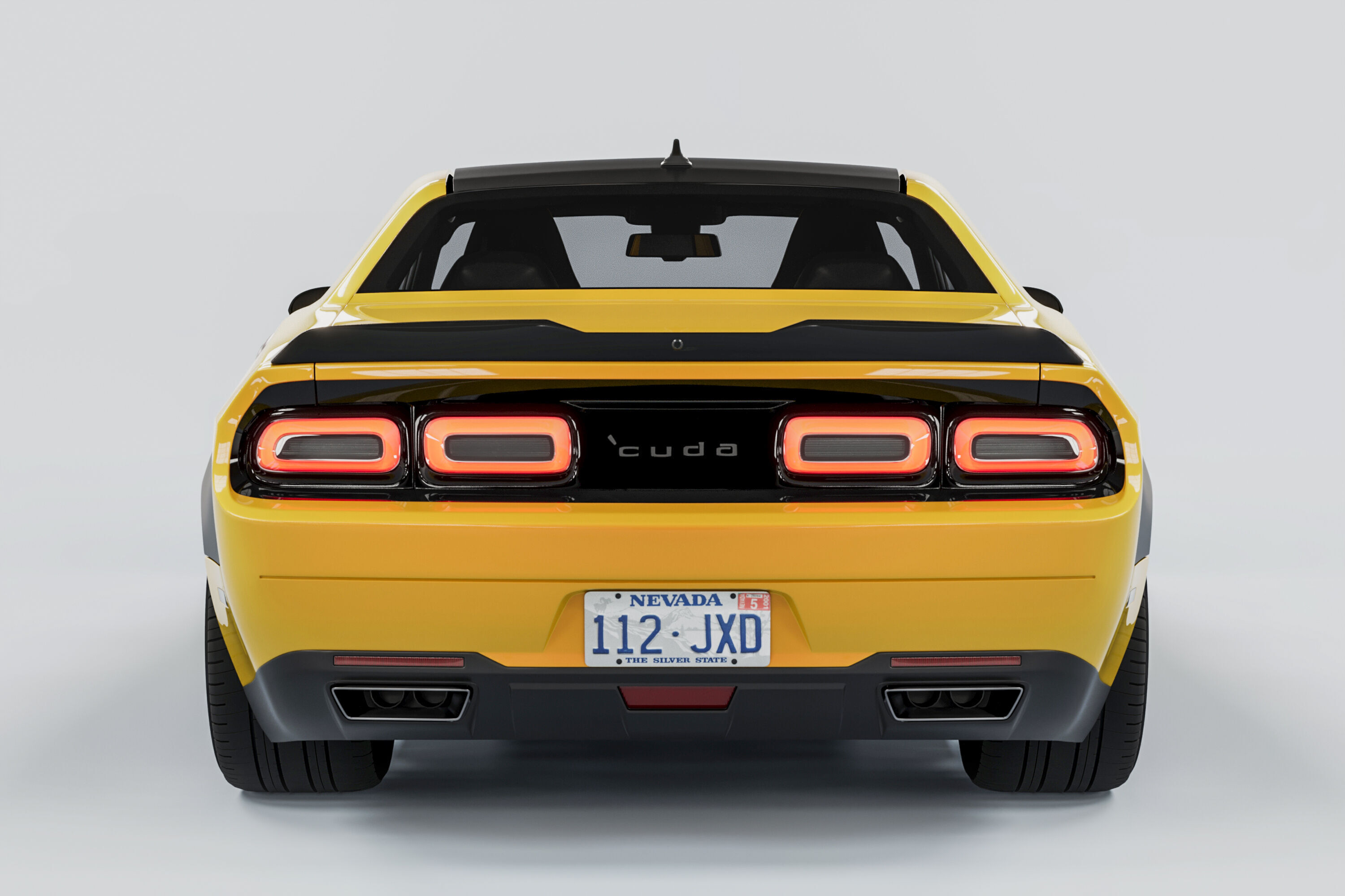 Plymouth Cuda  3D model_3